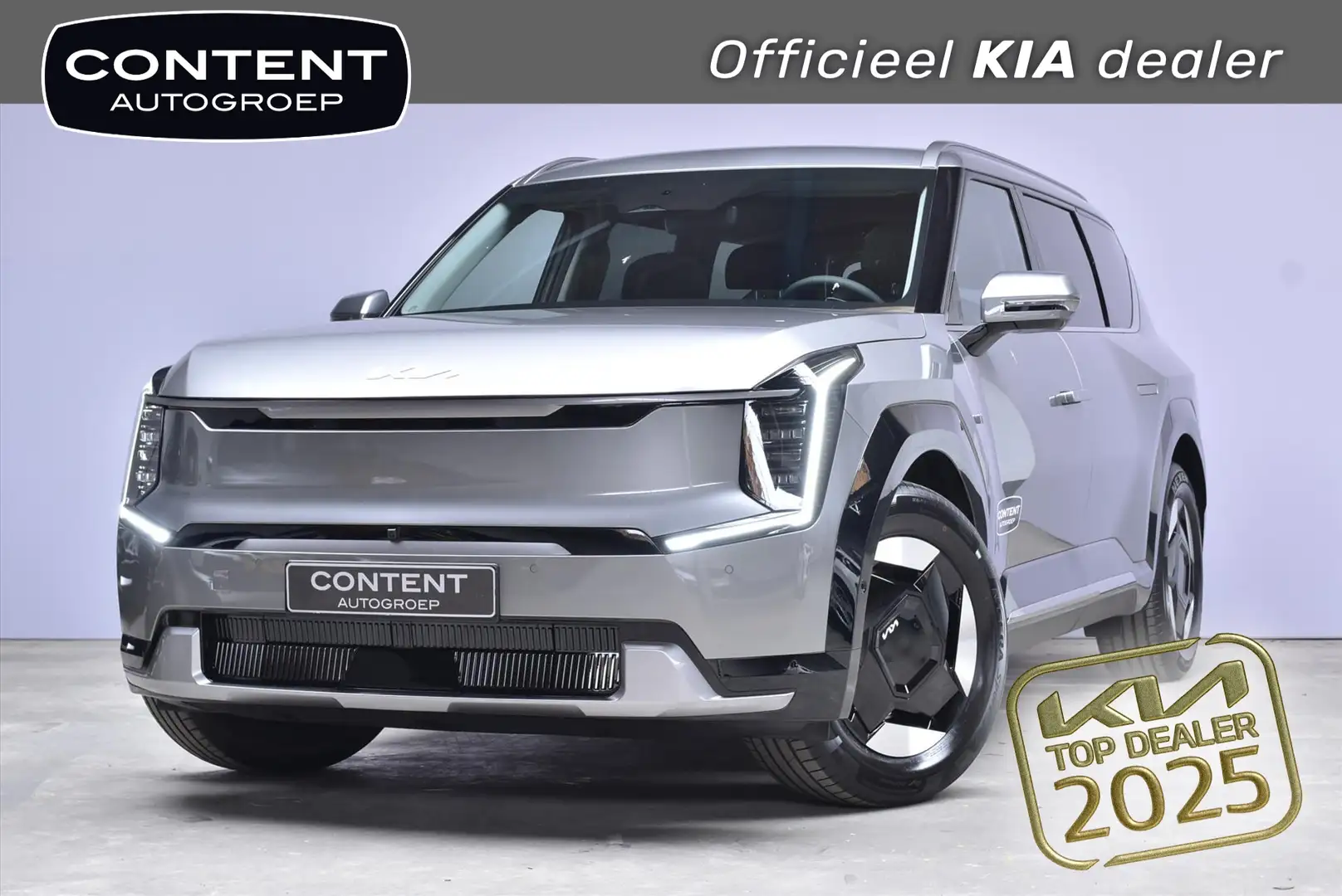 Kia EV9 99,8kWh 384pk AWD Dual Motor Plus PANO Grijs - 1