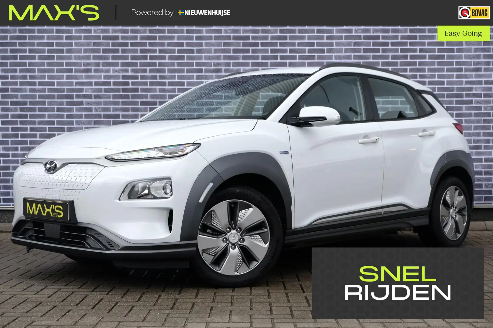 Hyundai KONA EV Comfort 64 kWh | Subsidie Mogelijk | Adaptieve Wit - 1