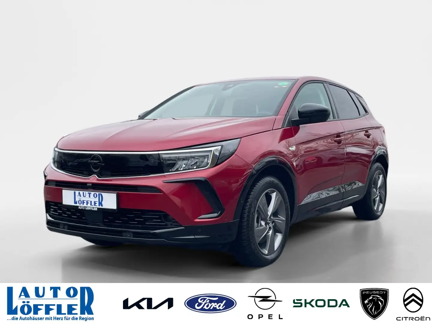 Opel Grandland 1.6 GS-Line Klimaaut. Navi LHZ DAB BT Klima Navi Rouge - 1