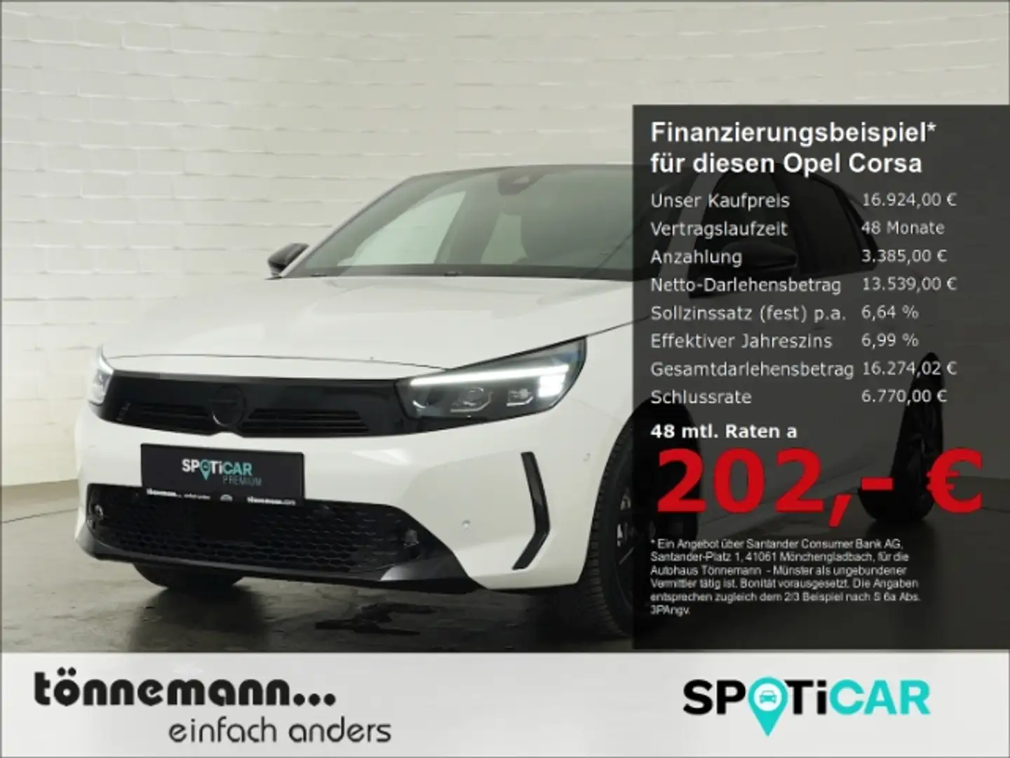 Opel Corsa F FACELIFT GS+LED MATRIX+NAVI+RÜCKFAHRKAMERA+SITZ- Blanc - 1