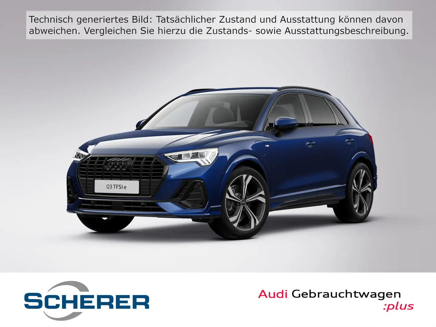 Audi Q3 S line 45 TFSIe S tronic LED NAVI ACC RFK Blau - 1