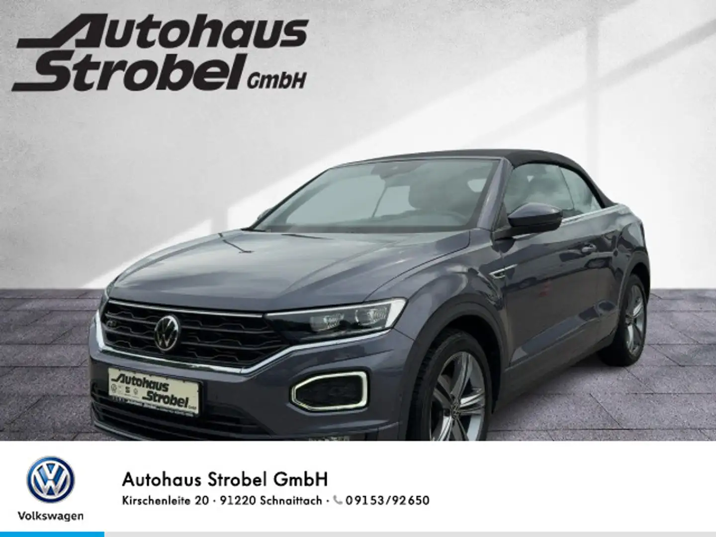 Volkswagen T-Roc 1.5 TSI DSG R-Line ACC Navi LED Grau - 1