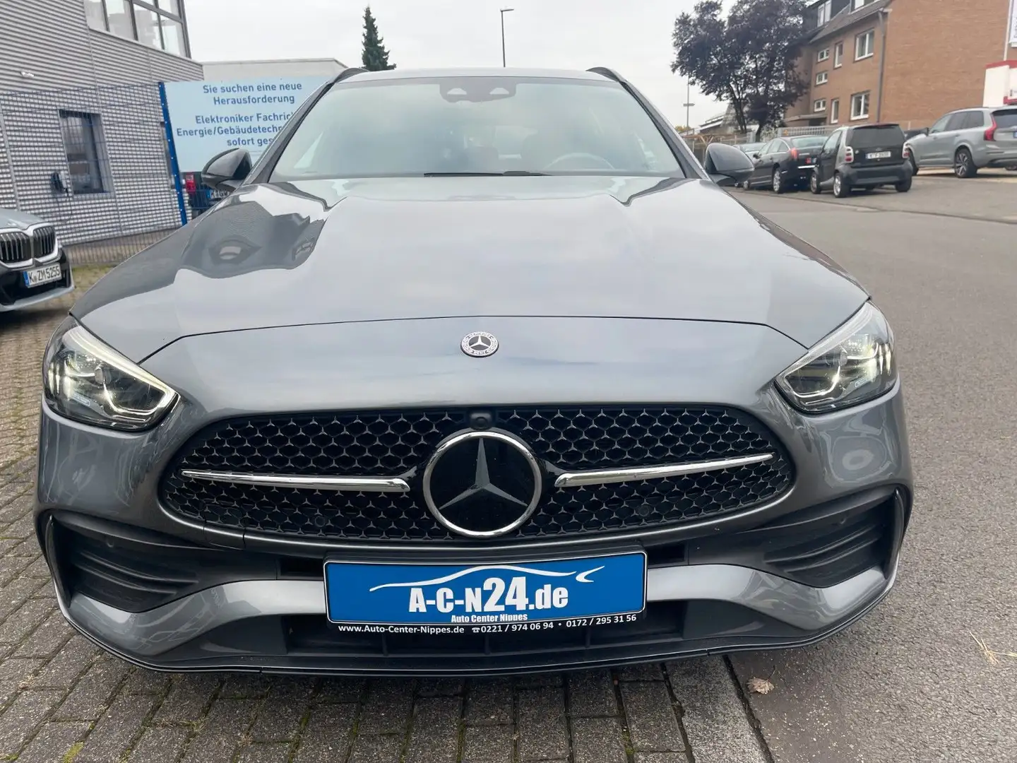 Mercedes-Benz C 220 T d AMG Kamera Leder LED COMAND Night Pac Gris - 2