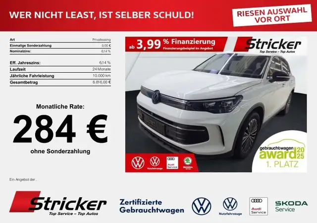 Volkswagen Tiguan Goal1.5eTSI 284, ohne Anzahlung Navi Kamera