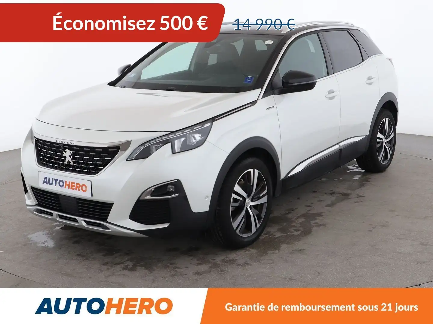 Peugeot 3008 1.2 PureTech GT Line EAT6 Blanc - 1