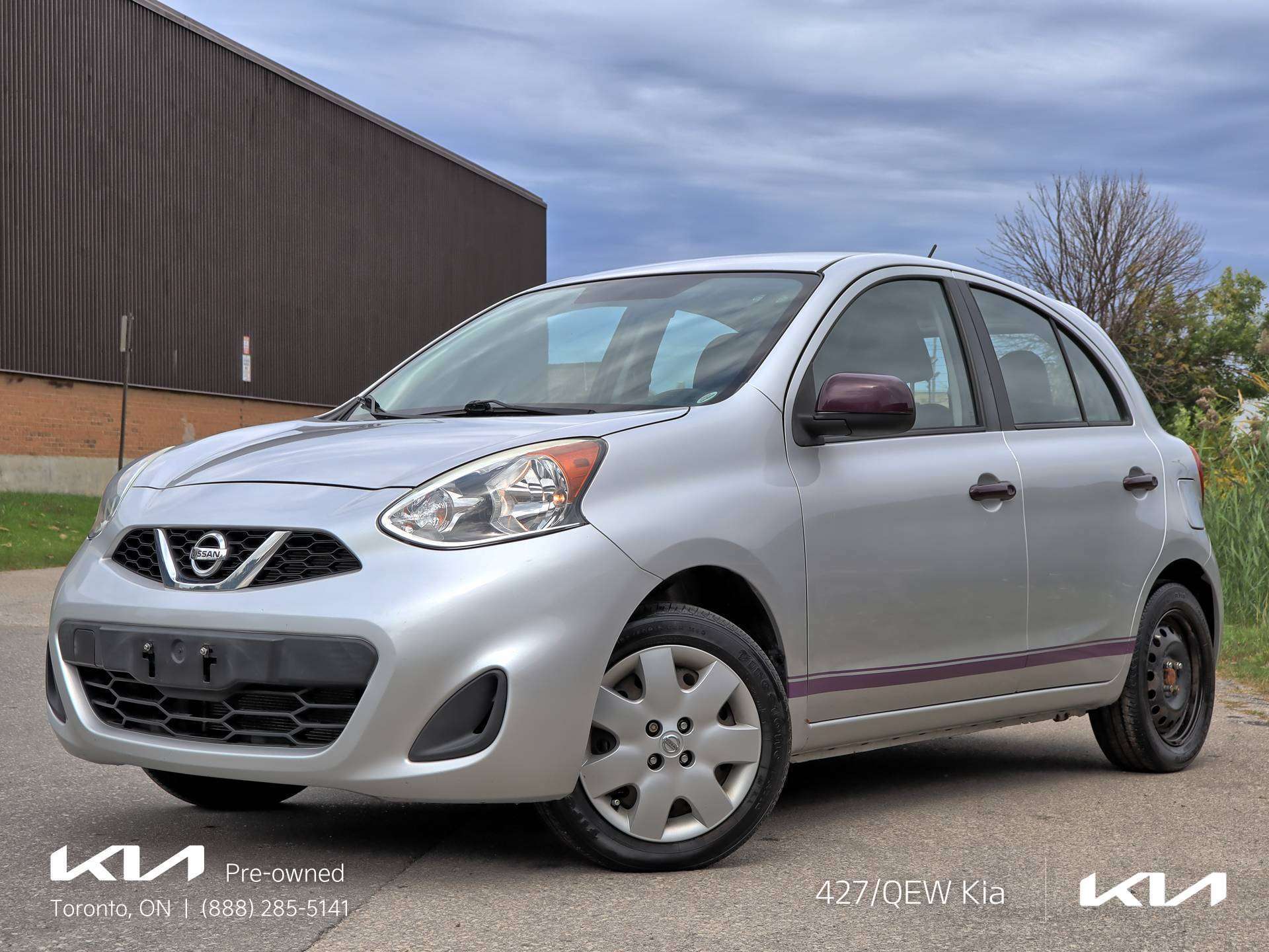 Silver 2015 Nissan Micra Hatchback  Automatic