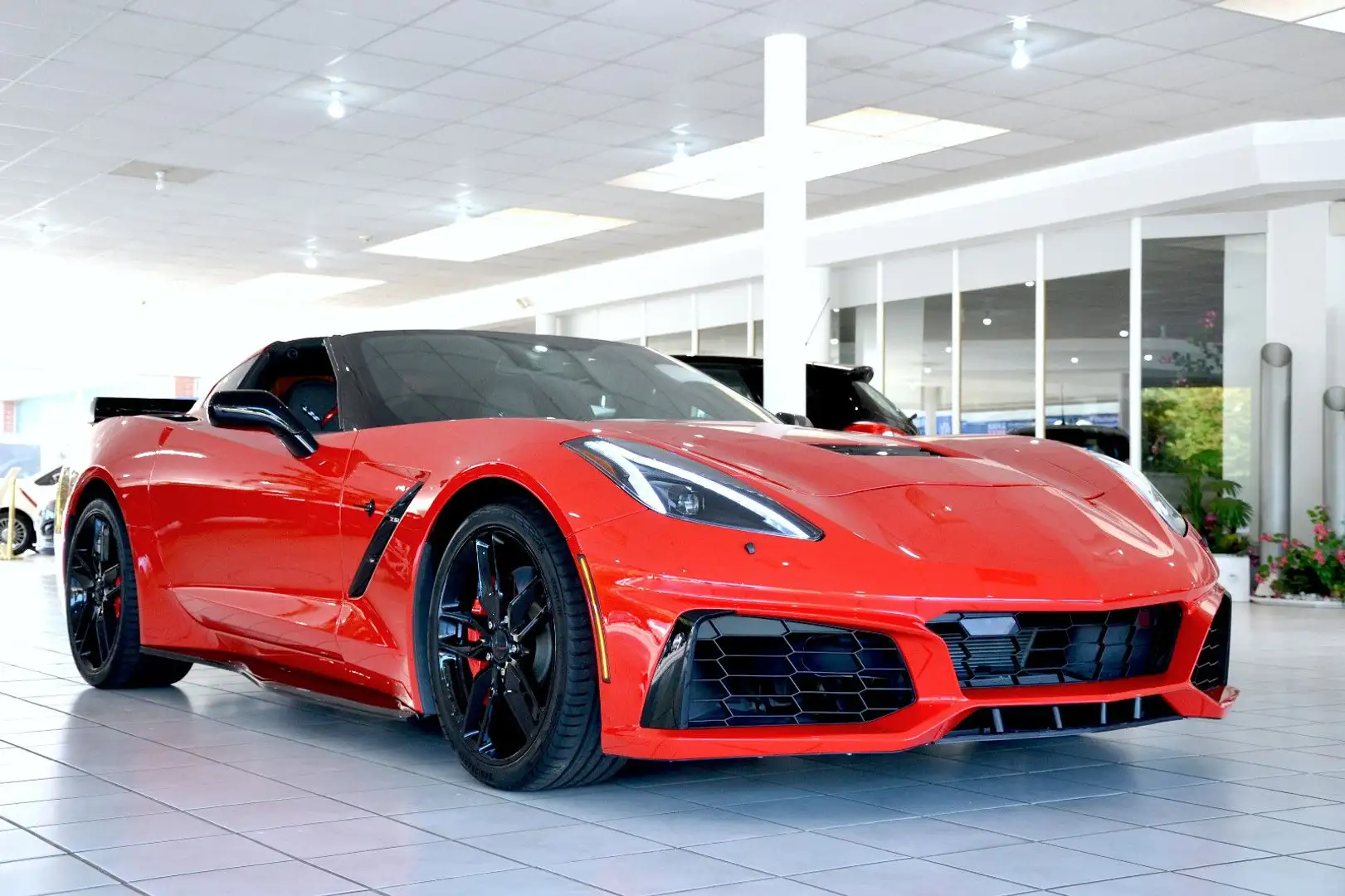Corvette C7 6.2 Stingray Coupe Targa-Dach Z51 Performance Rot - 1