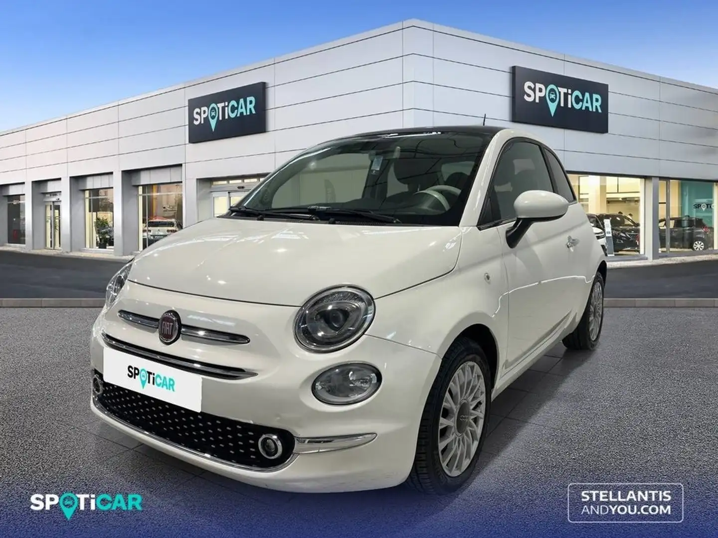 Fiat 500 1.0 Hybrid 51KW (70 CV) Monotrim Blanc - 1