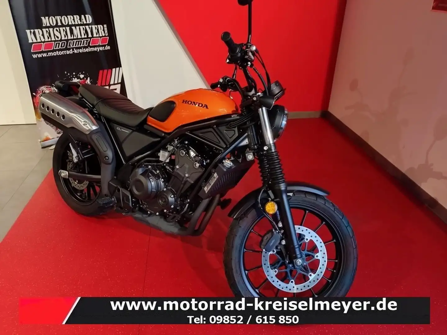 Honda CL 500 Neuwertiger Zustand aus 1. Hand mit Zubehör! Orange - 1
