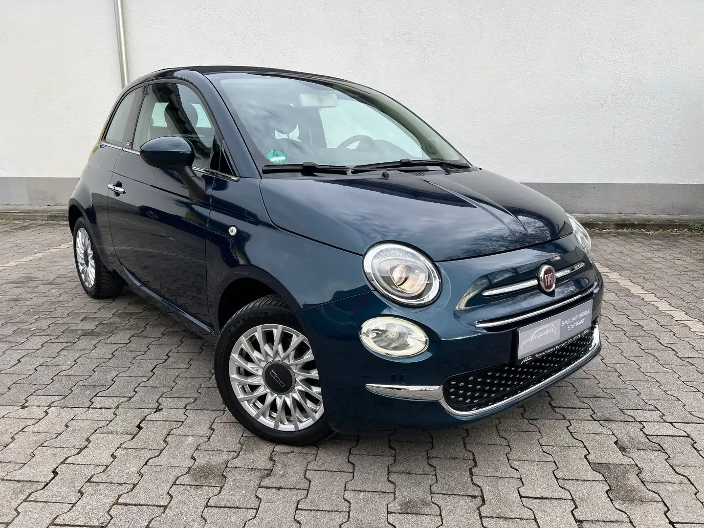 Fiat 500C 1.2 8V Lounge Cabrio*Klima*Uconnect*LED*PDC Blau - 1
