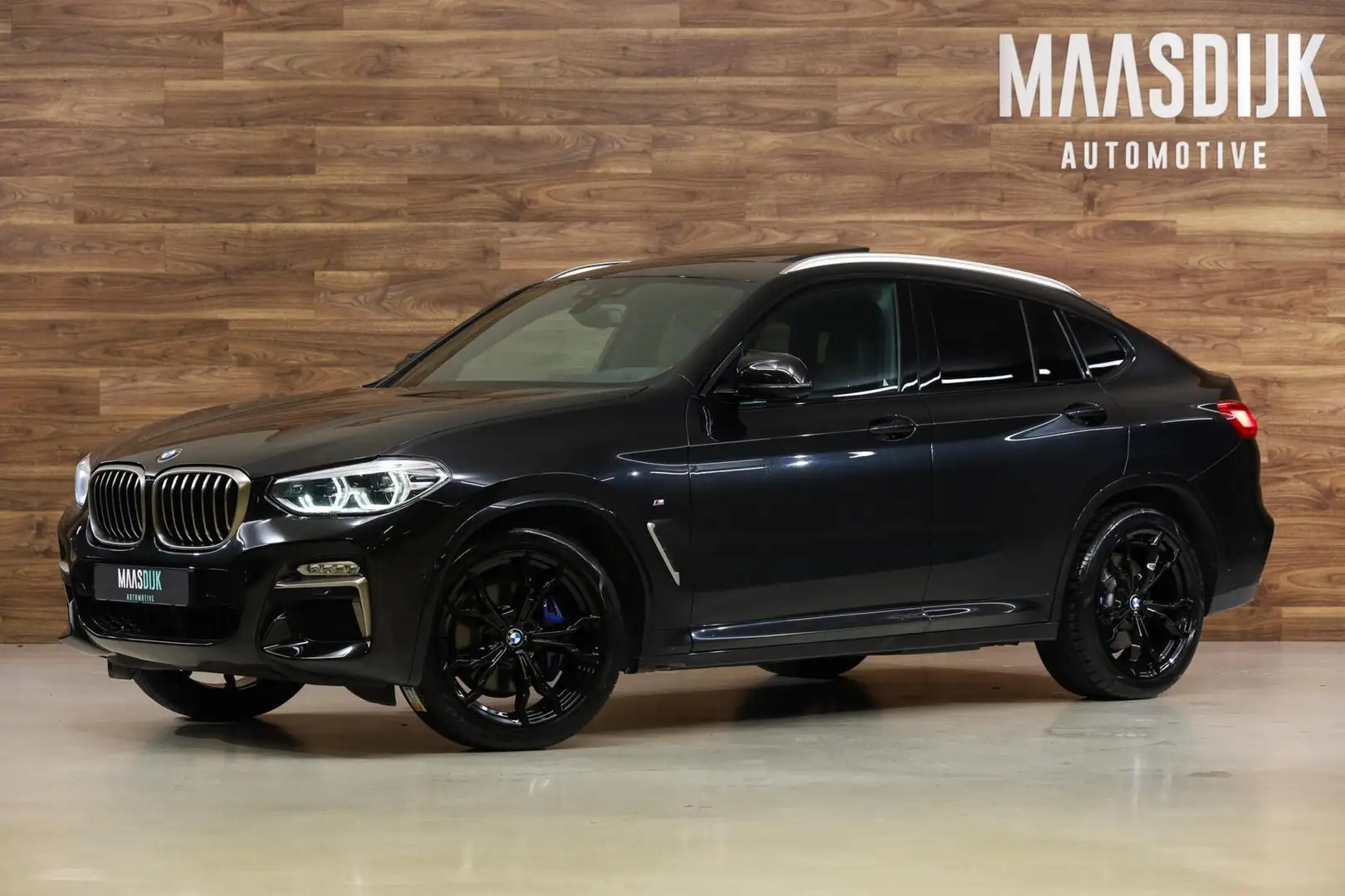 BMW X4 M40i High Exe|M-Sport|Pano|HUD|ACC|Leder|4x Verwar Zwart - 1