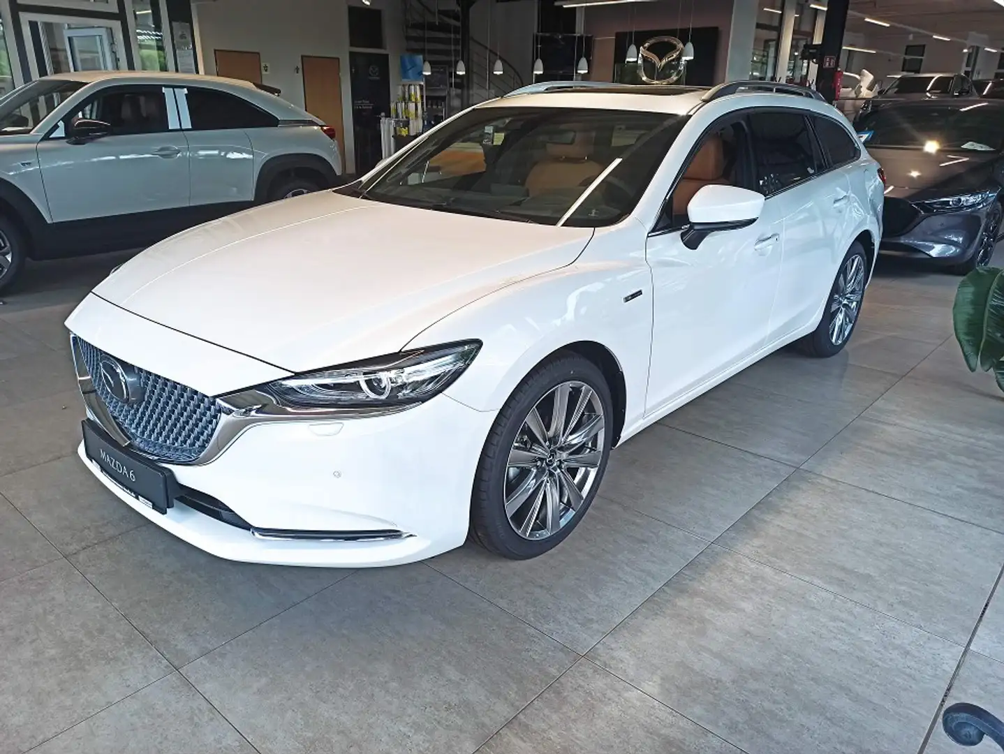 Mazda 6 Kombi 2.5 20THANNIVERSARY SUNR *Klimaautomatik*360 Bianco - 2