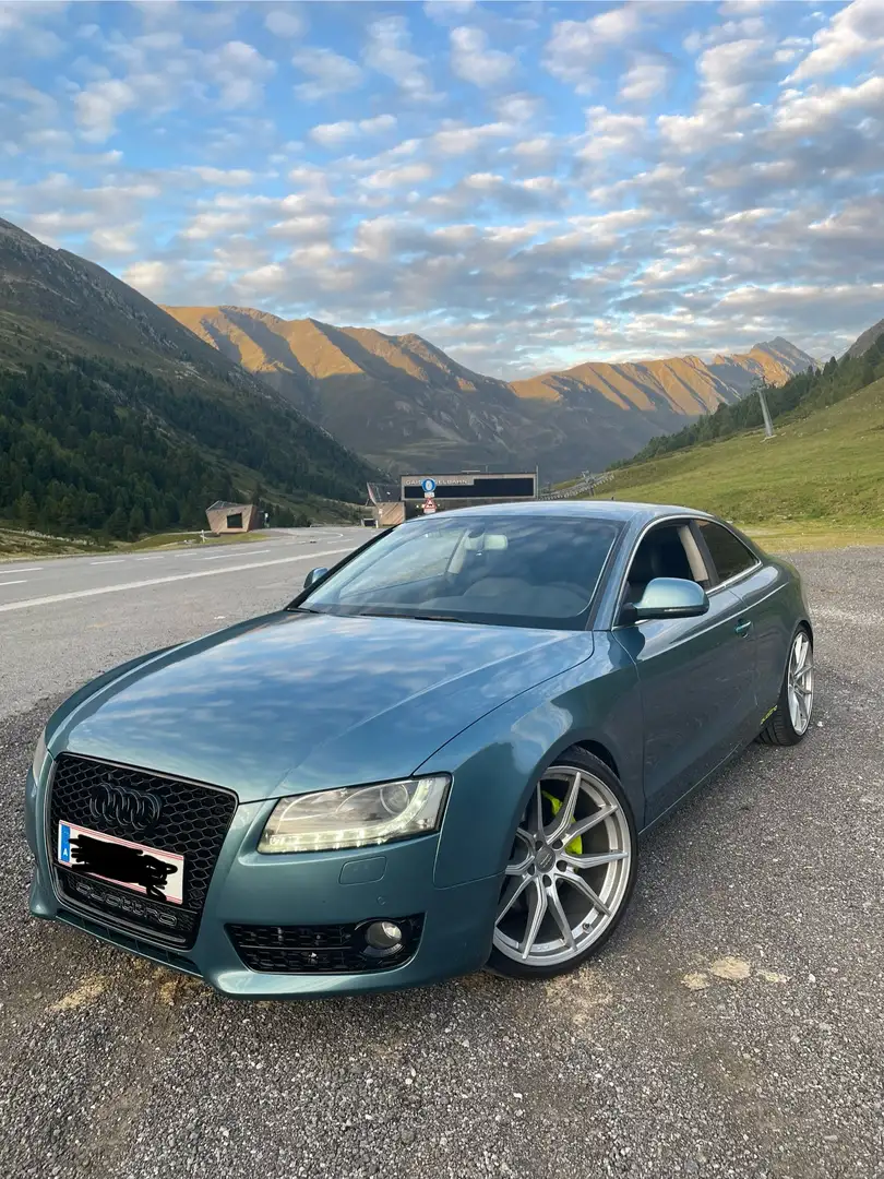 Audi A5 Coupé 3,0 TDI V6 quattro DPF Aut. Blau - 1