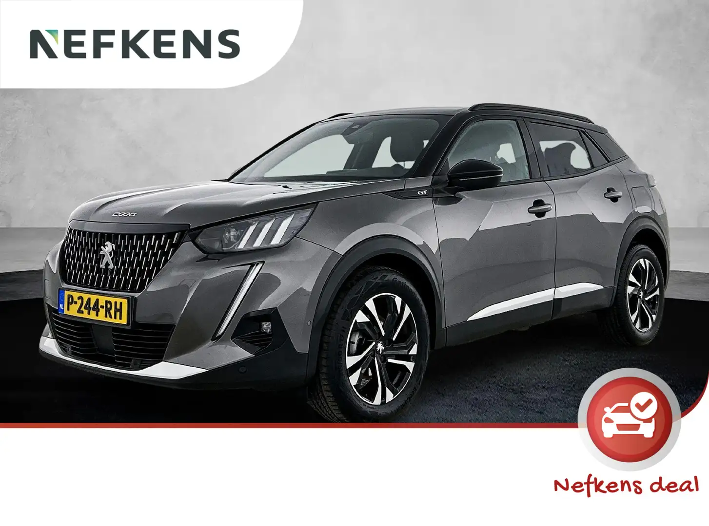 Peugeot 2008 1.2 GT 130pk Automaat | Navigatie | Climate Contro Grijs - 1