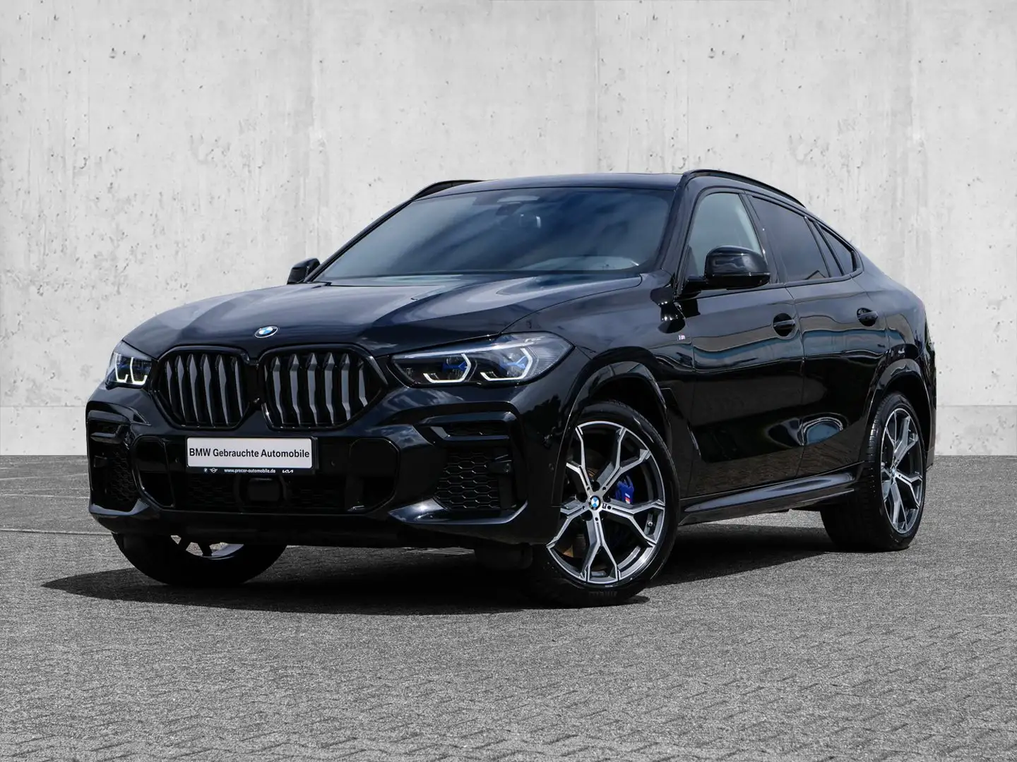 BMW X6 xDrive40d 21" AHK Iconic Glow PANO Laser DA Pro PA Schwarz - 2