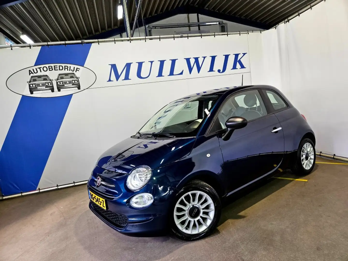Fiat 500 1.0 TwinAir Popstar / Airco / NL Auto Bleu - 1
