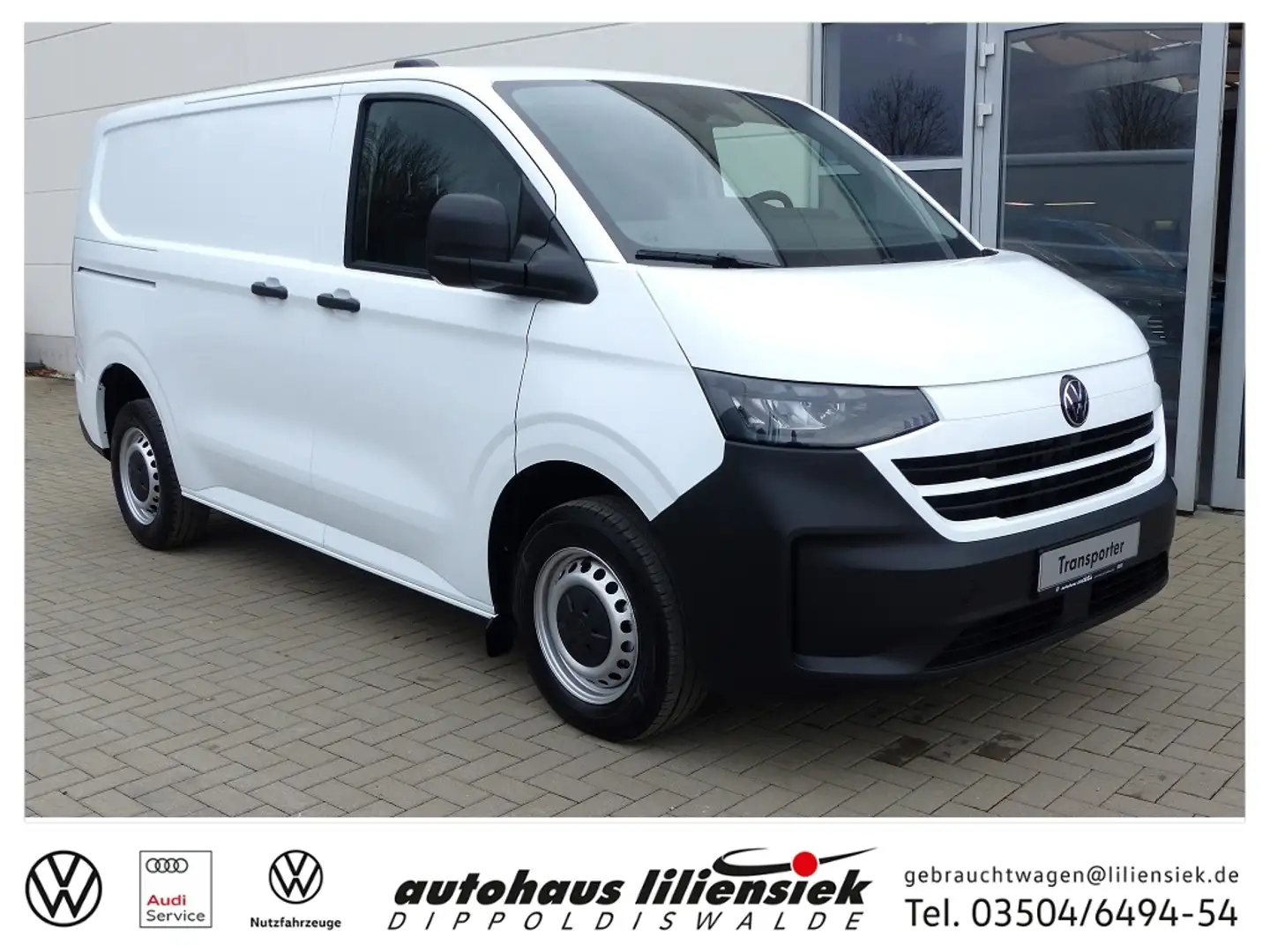 Volkswagen Transporter Kasten 2.0 TDI KR *LED*PDC*GRA* Weiß - 1