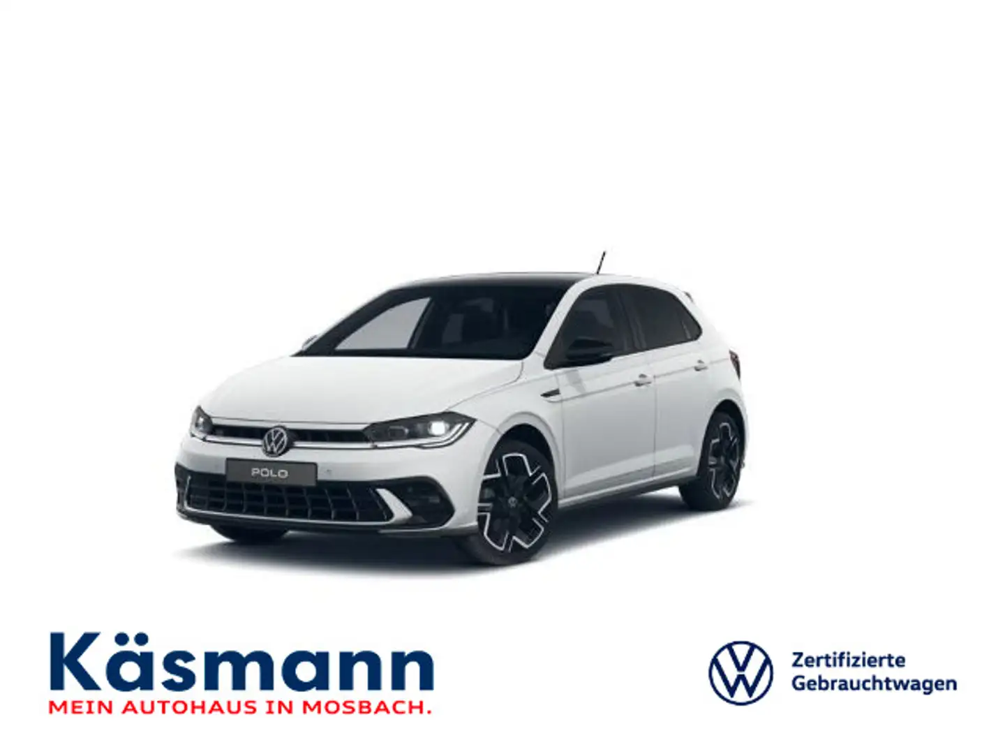 Volkswagen Polo VI R-Line 1.0TSI DSG MATRIX NAV KAM DWA SHZ Weiß - 1