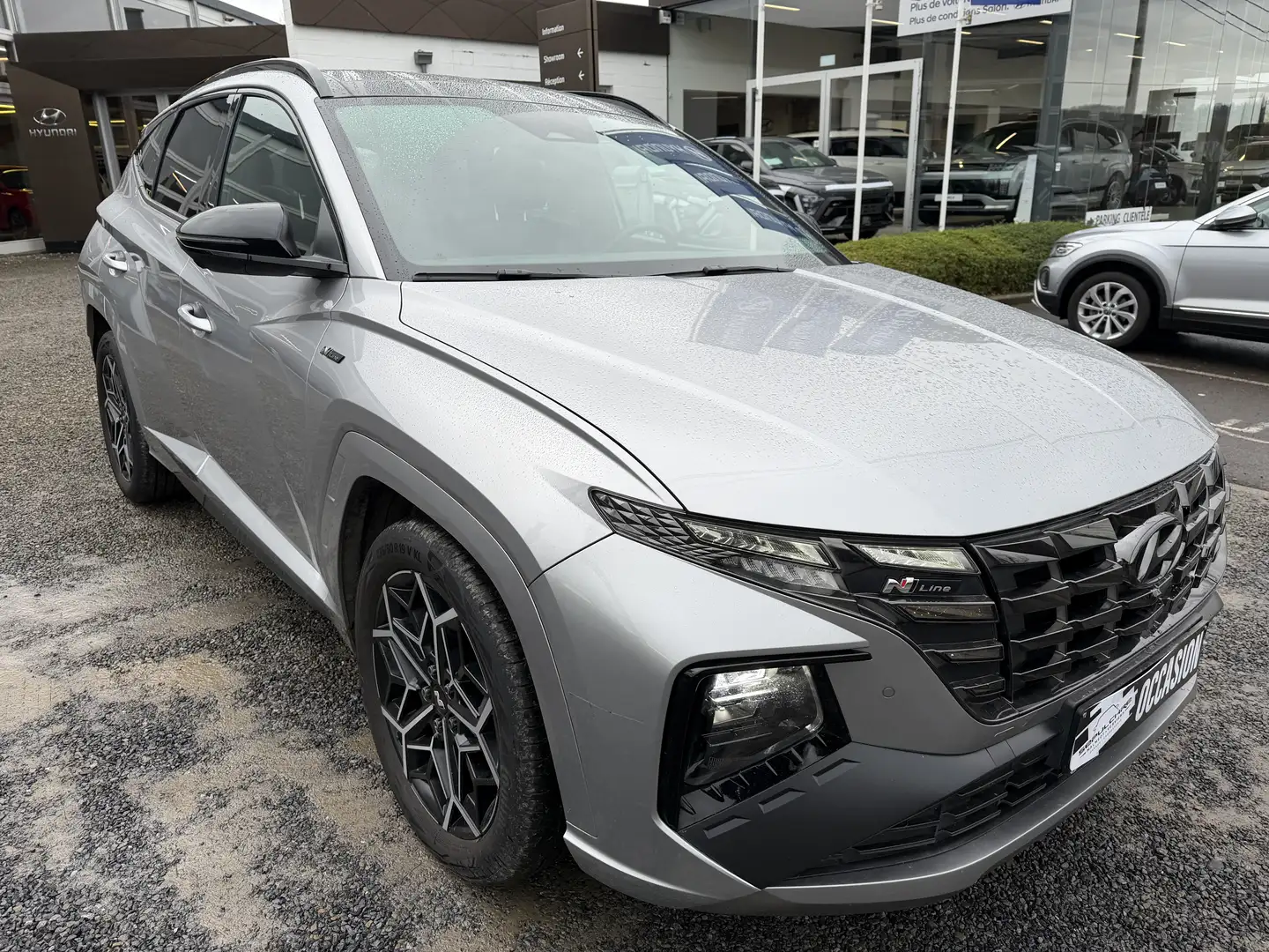 Hyundai TUCSON Tucson 1.6 T-GDi MHEV Shine DCT Gris - 2