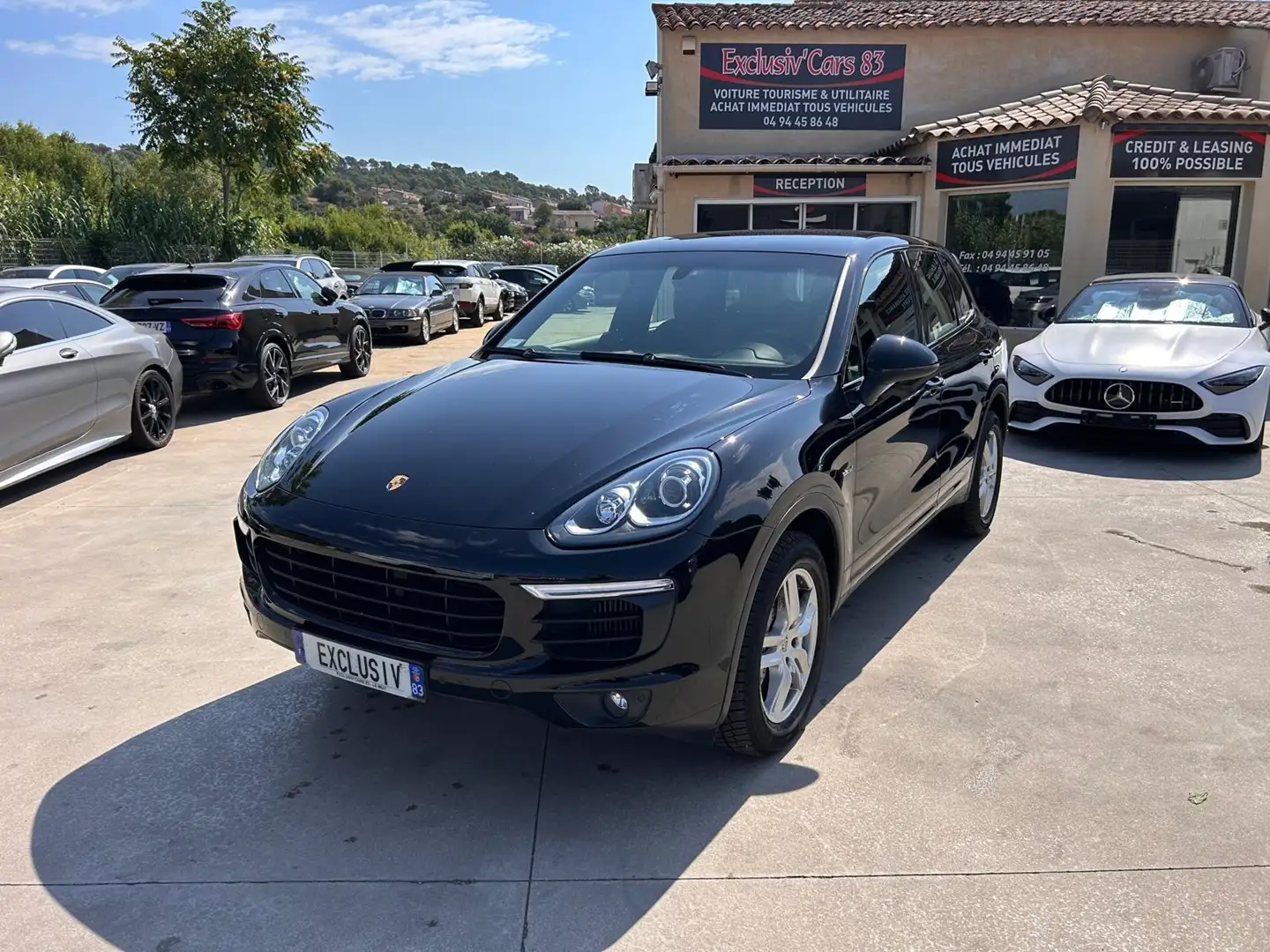 Porsche Cayenne (958) 4.2 385CH S DIESEL Zwart - 1