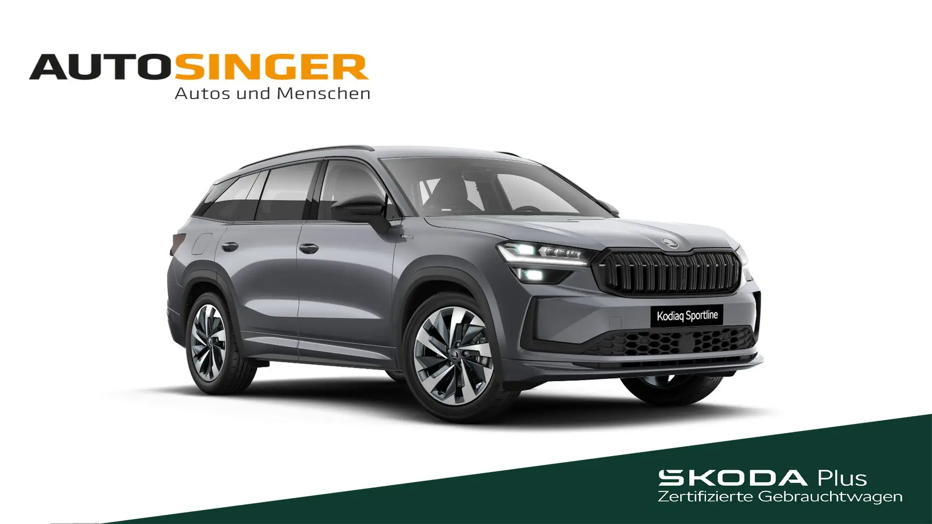 Skoda Kodiaq Sportline TSI DSG 4x4 7S *AHK*STDHZ*HUD* Grau - 1