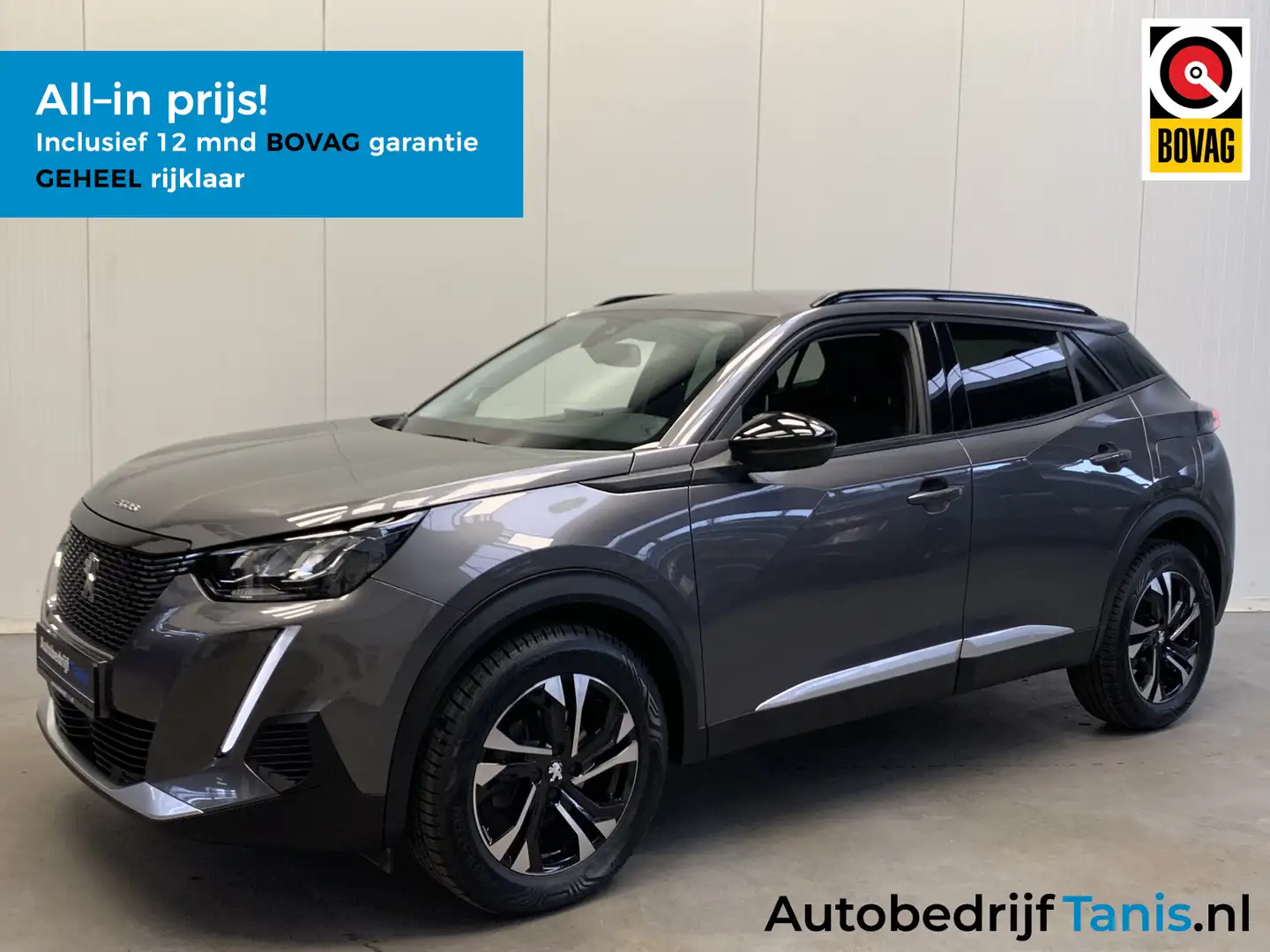 Peugeot 2008 1.2 Turbo 130PK Allure Sport I-COCKPITT 3D-LANE AS Grijs - 1