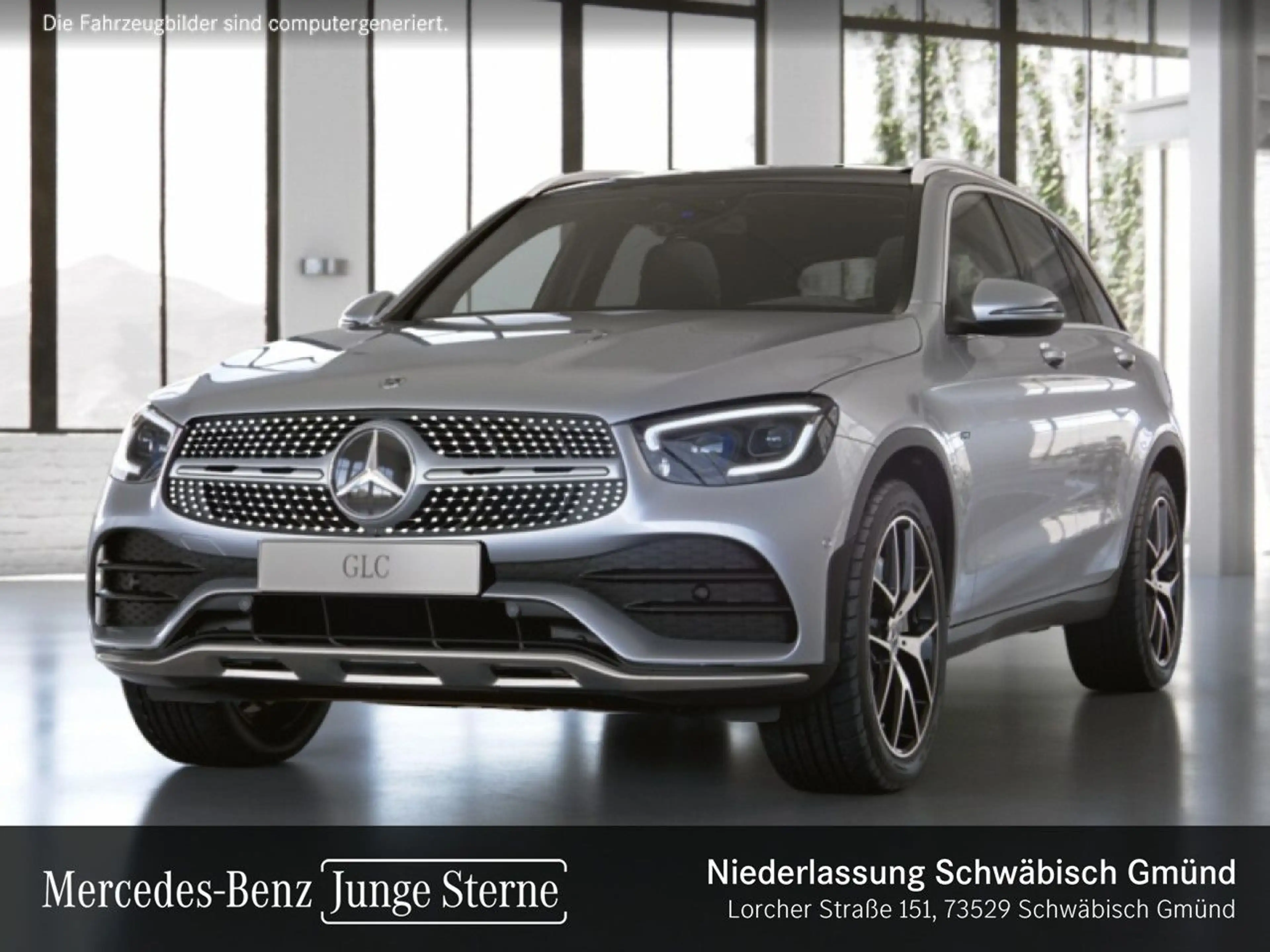 Mercedes-Benz GLC 300 de 4M AMG+PANO+AHK+MULTIBEAM+KAMERA+SPUR — photo 2