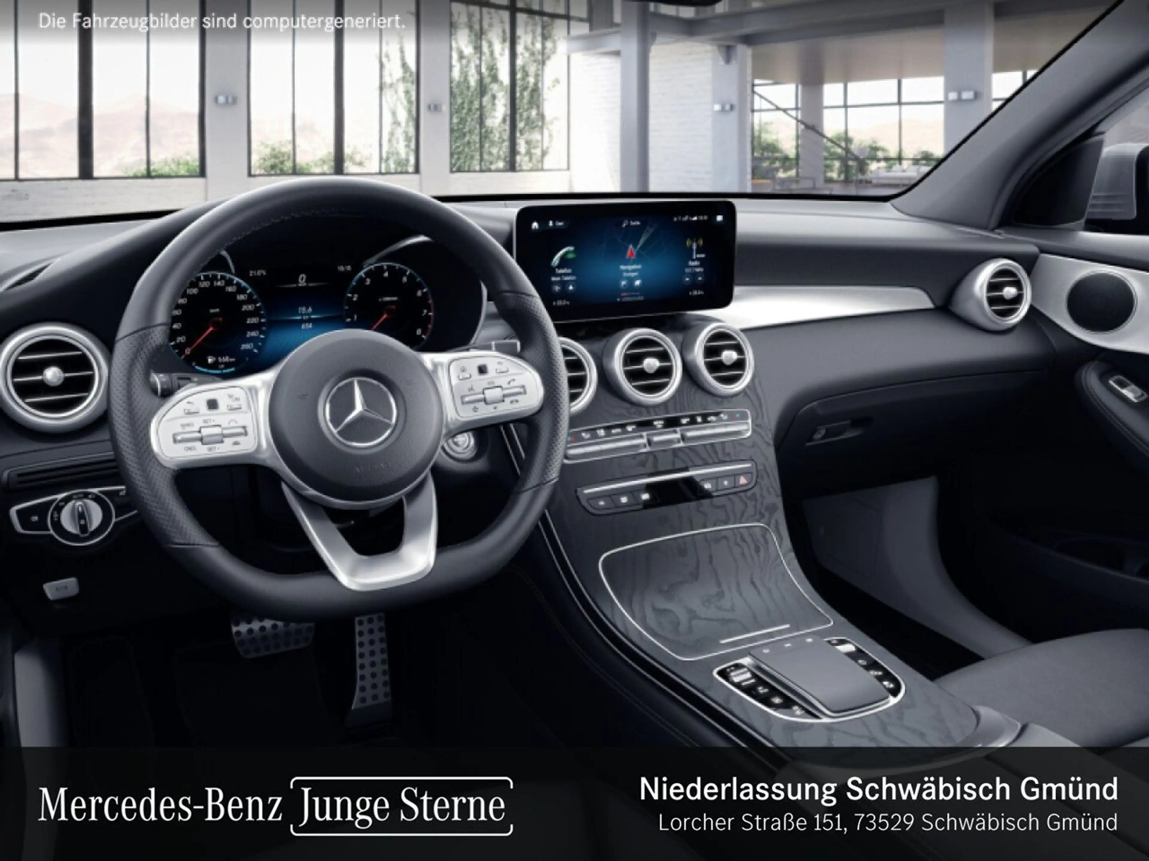 Mercedes-Benz GLC 300 de 4M AMG+PANO+AHK+MULTIBEAM+KAMERA+SPUR — photo 11