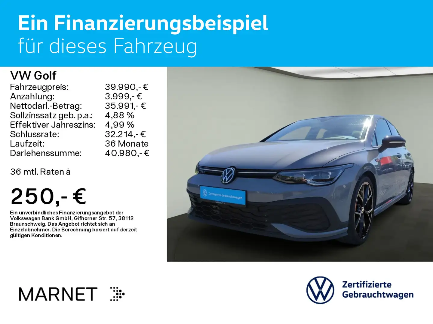 Volkswagen Golf GTI Golf VIII 2.0 TSI DSG GTI CLUBSPORT *Akrapovic*B Grijs - 2