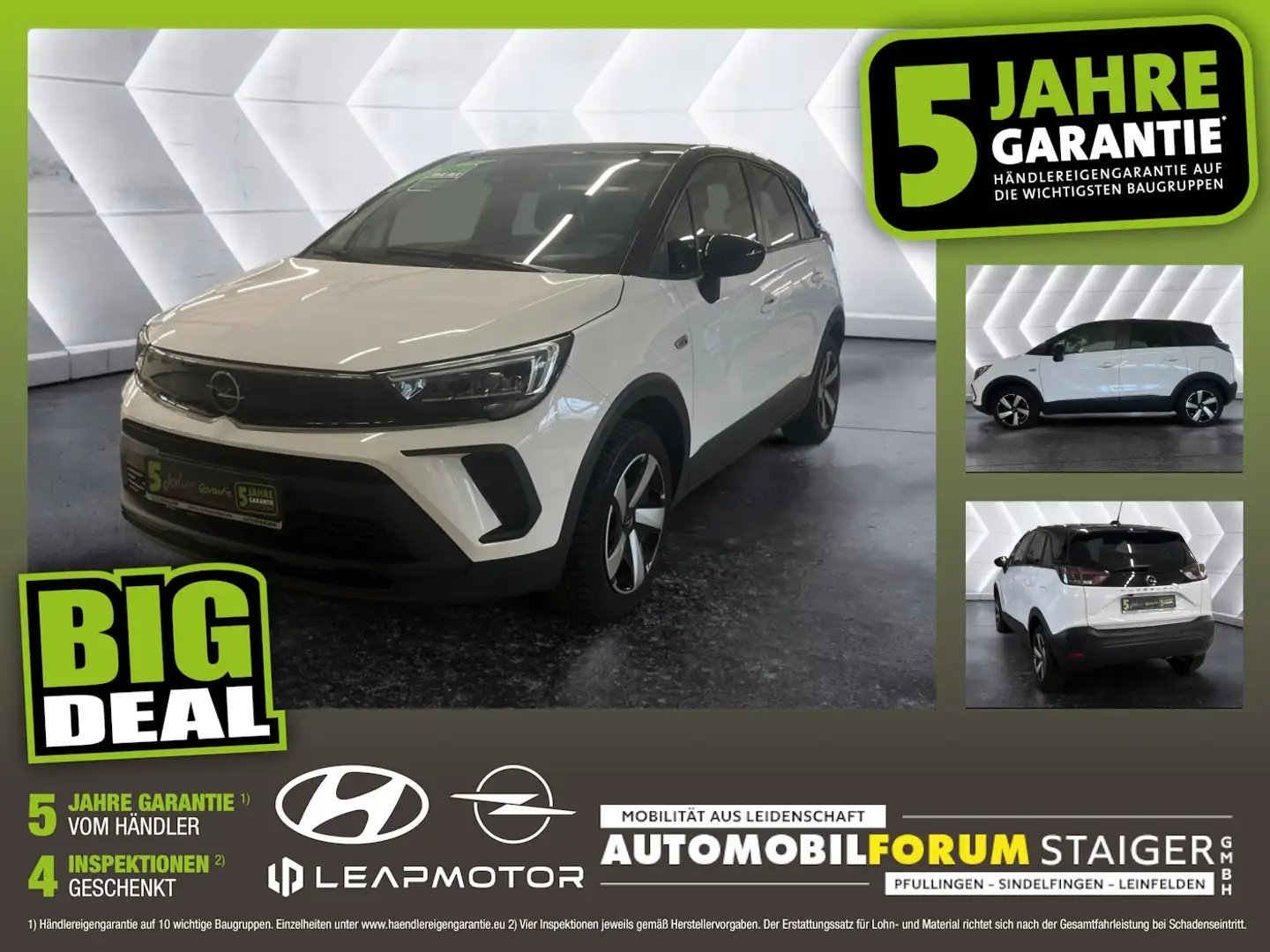 Opel Crossland 1.2 Turbo Edition Matrix Facelift Kam. Blanco - 1