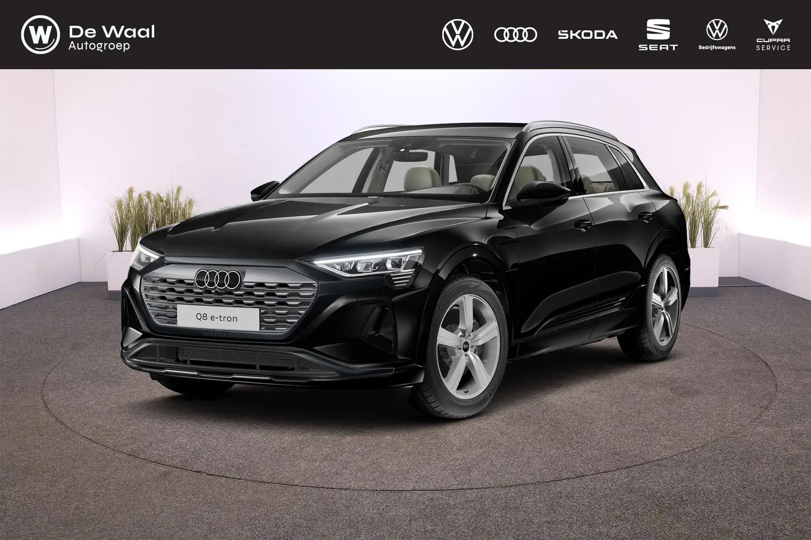 Audi Q8 e-tron 50 quattro Advanced Edition 95 kWh Fekete - 1