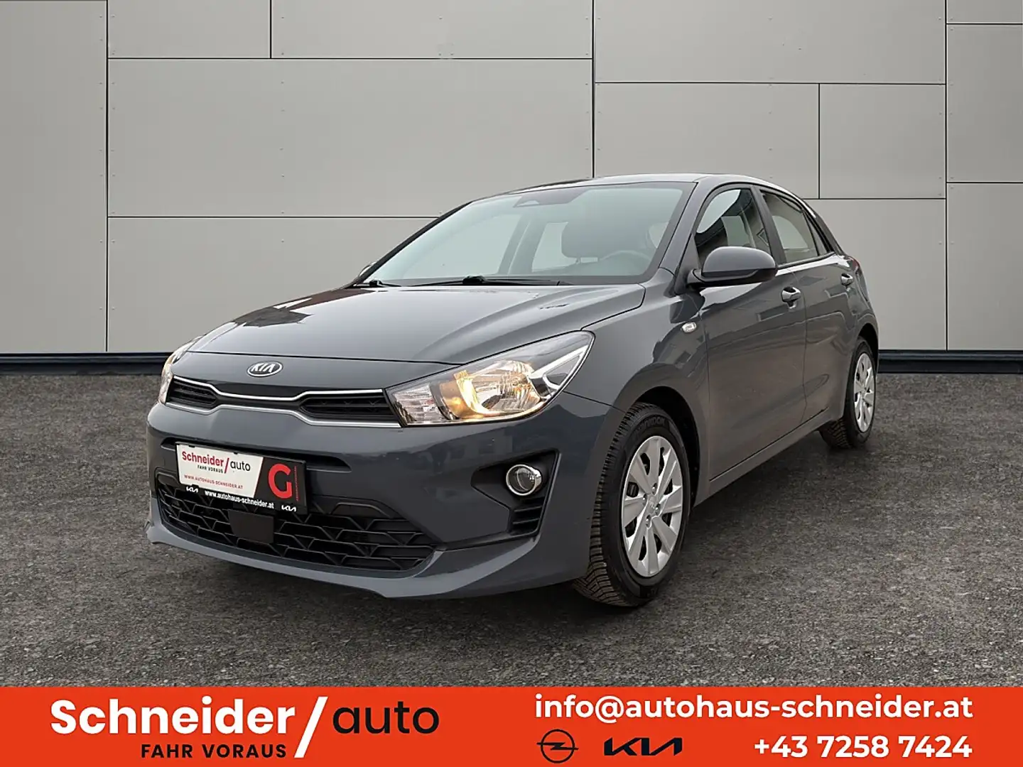 Kia Rio 1,25 MPI Titan ISG Grau - 1