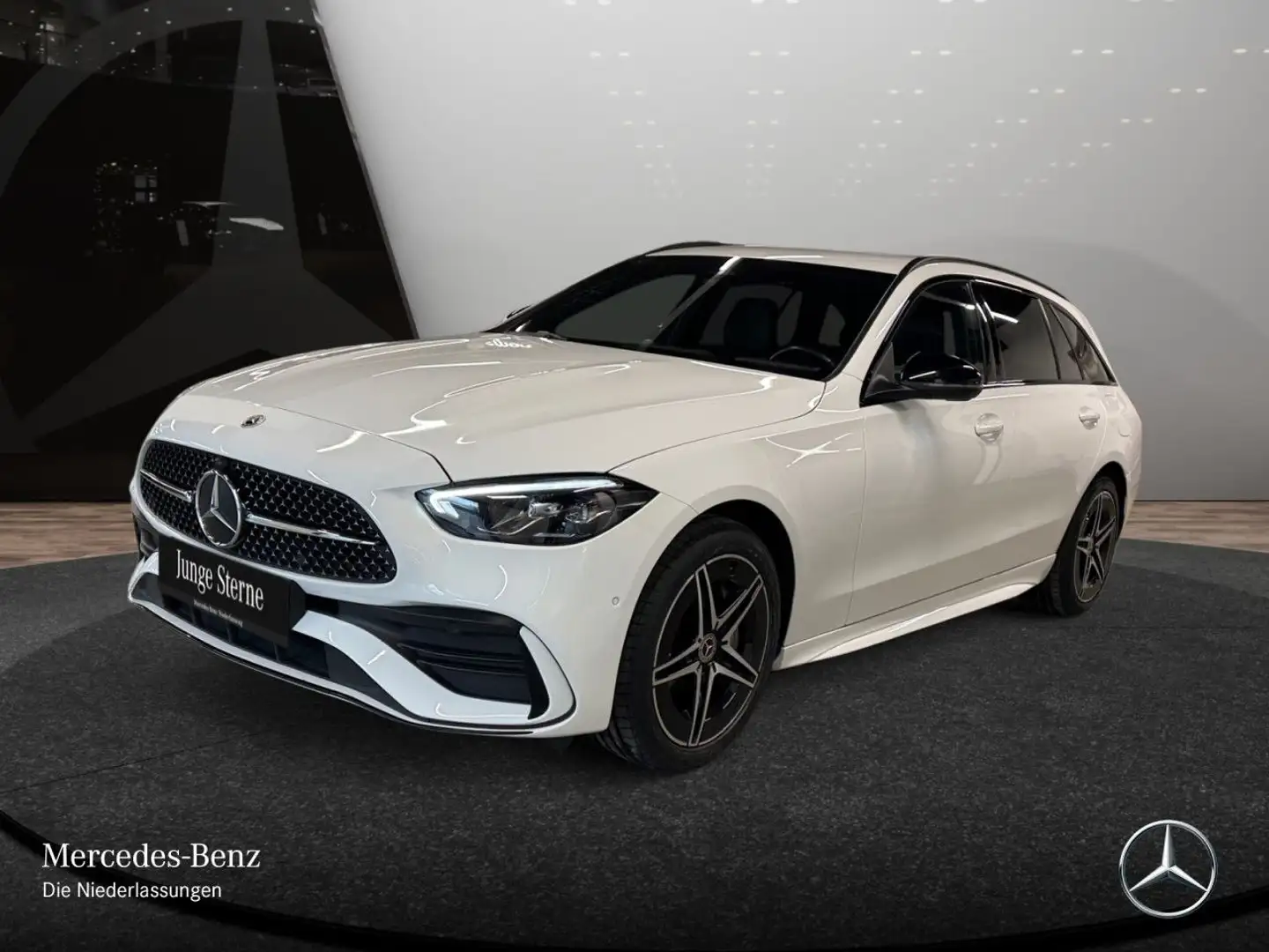 Mercedes-Benz C 300 e T AMG+NIGHT+LED+KAMERA+KEYLESS+9G Weiß - 2
