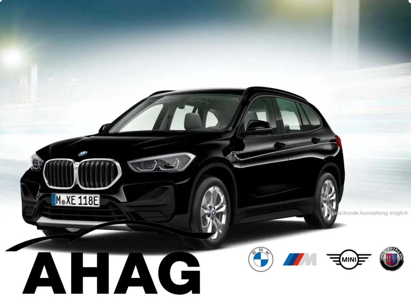 BMW X1 xDrive25e Advantage Steptronic Aut. Klimaaut. Zwart - 1