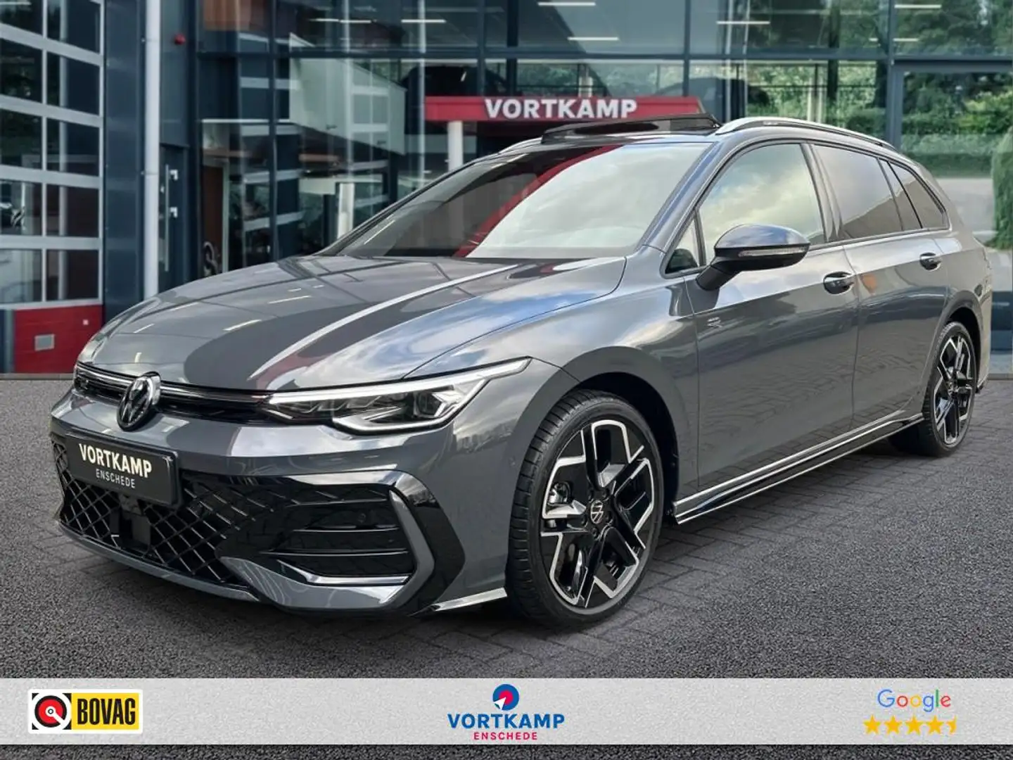 Volkswagen Golf Variant 1.5 eTSI DSG R-LINE PANO-DAK/360-CAMERA/TREKHAAK/N Grijs - 1