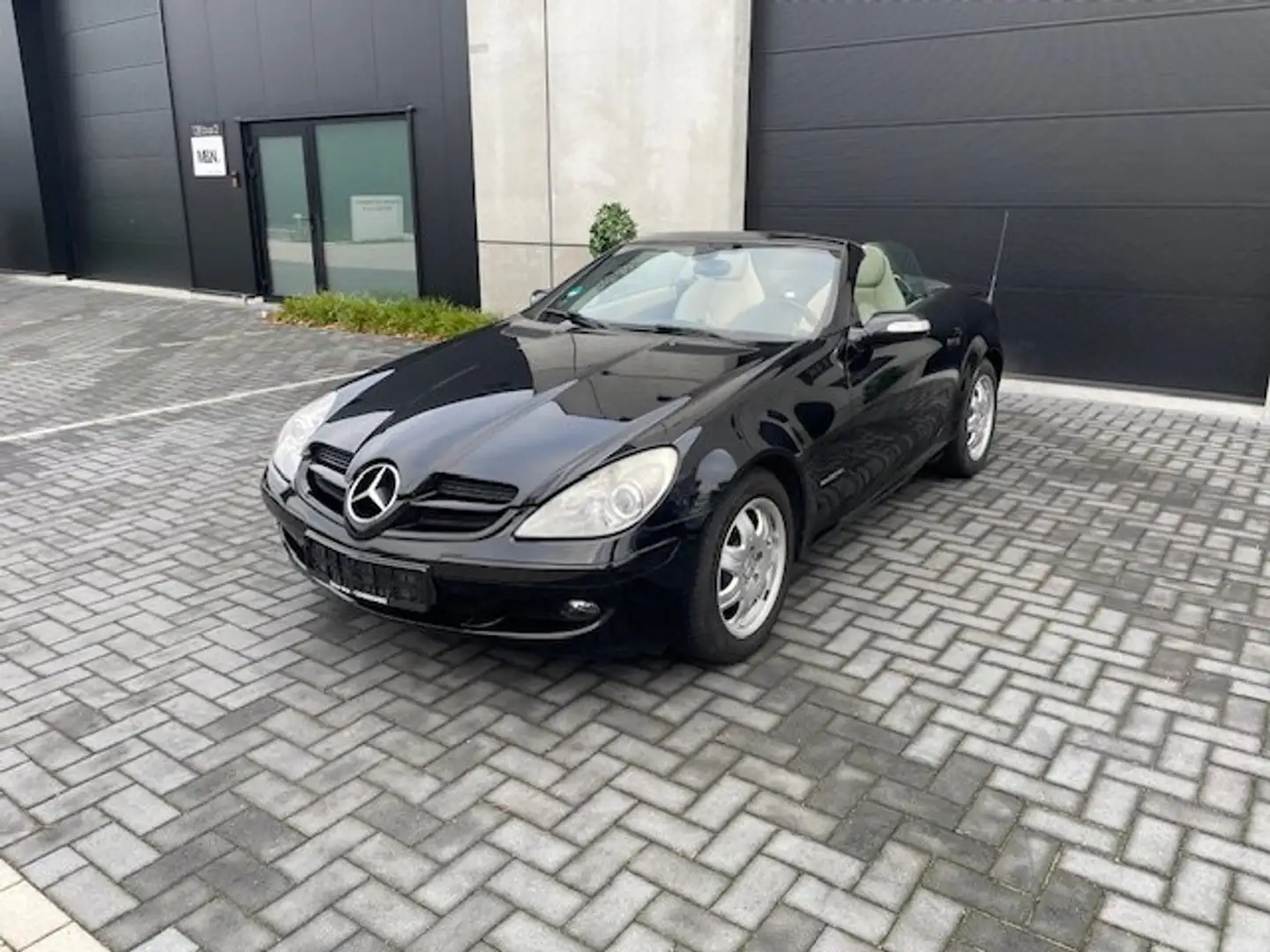 Mercedes-Benz SLK 200 SLK 200 Kompressor, Leder, Airco, Keuring,Garantie Zwart - 1