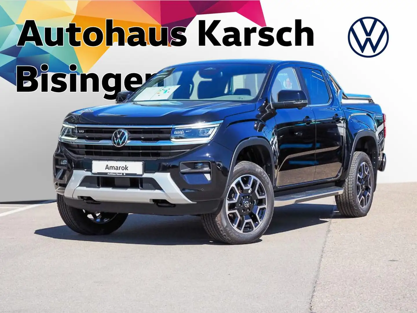 Volkswagen Amarok Style DC 3.0 TDI AT DoKa, AHK, LEDER, STAND Schwarz - 2