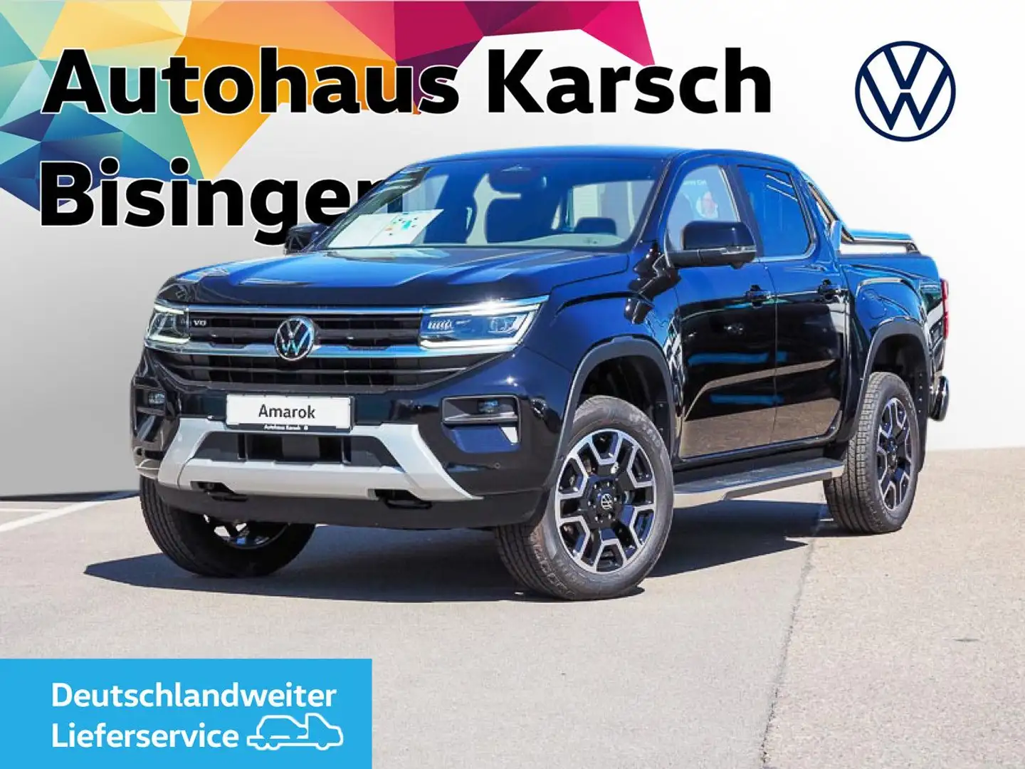Volkswagen Amarok Style DC 3.0 TDI AT DoKa, AHK, LEDER, STAND Schwarz - 1