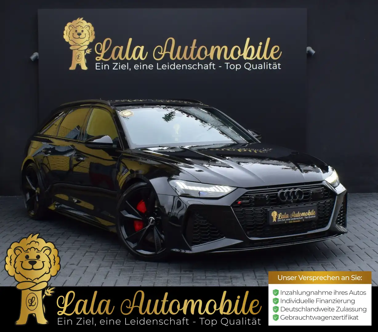 Audi RS 4.0 TFSI Quattro B&O PANORAMA DYNAMIC 600PS Schwarz - 1