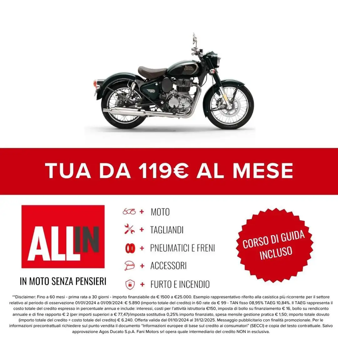 Royal Enfield Bullet 350 classic 350 Verde - 2