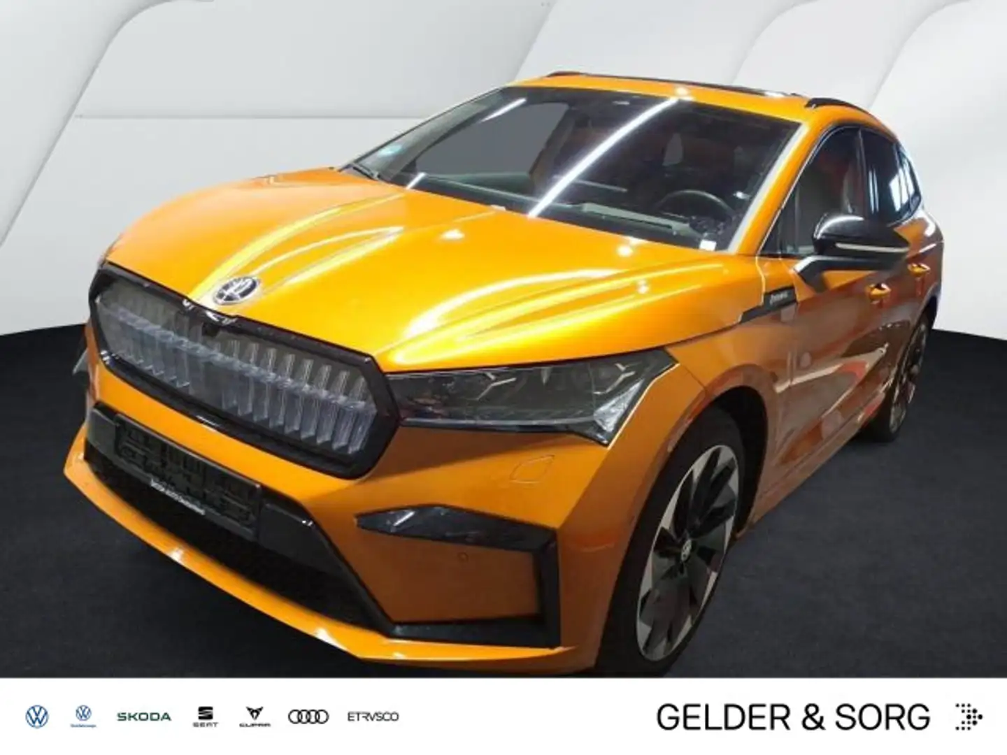 Skoda Enyaq 85 Sportline AHK*LED*Pano*HuD*CANTON*360° Orange - 1