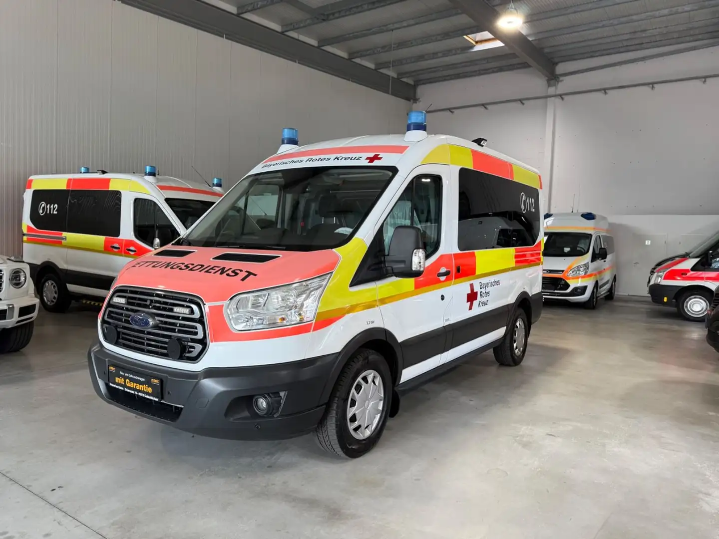 Ford Transit RTW*KTW*KRANKENWAG*AUTOMATIK*LIEGE+STUHL Bianco - 2