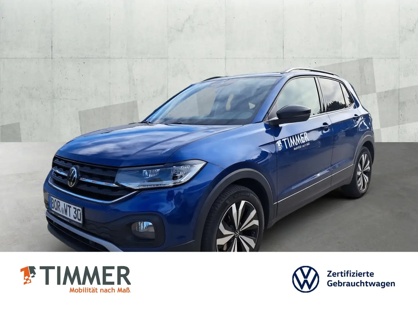 Volkswagen T-Cross 1.0 TSI Life *NAVI*ALUFELGEN*RÜCKKAMERA* Blu/Azzurro - 1