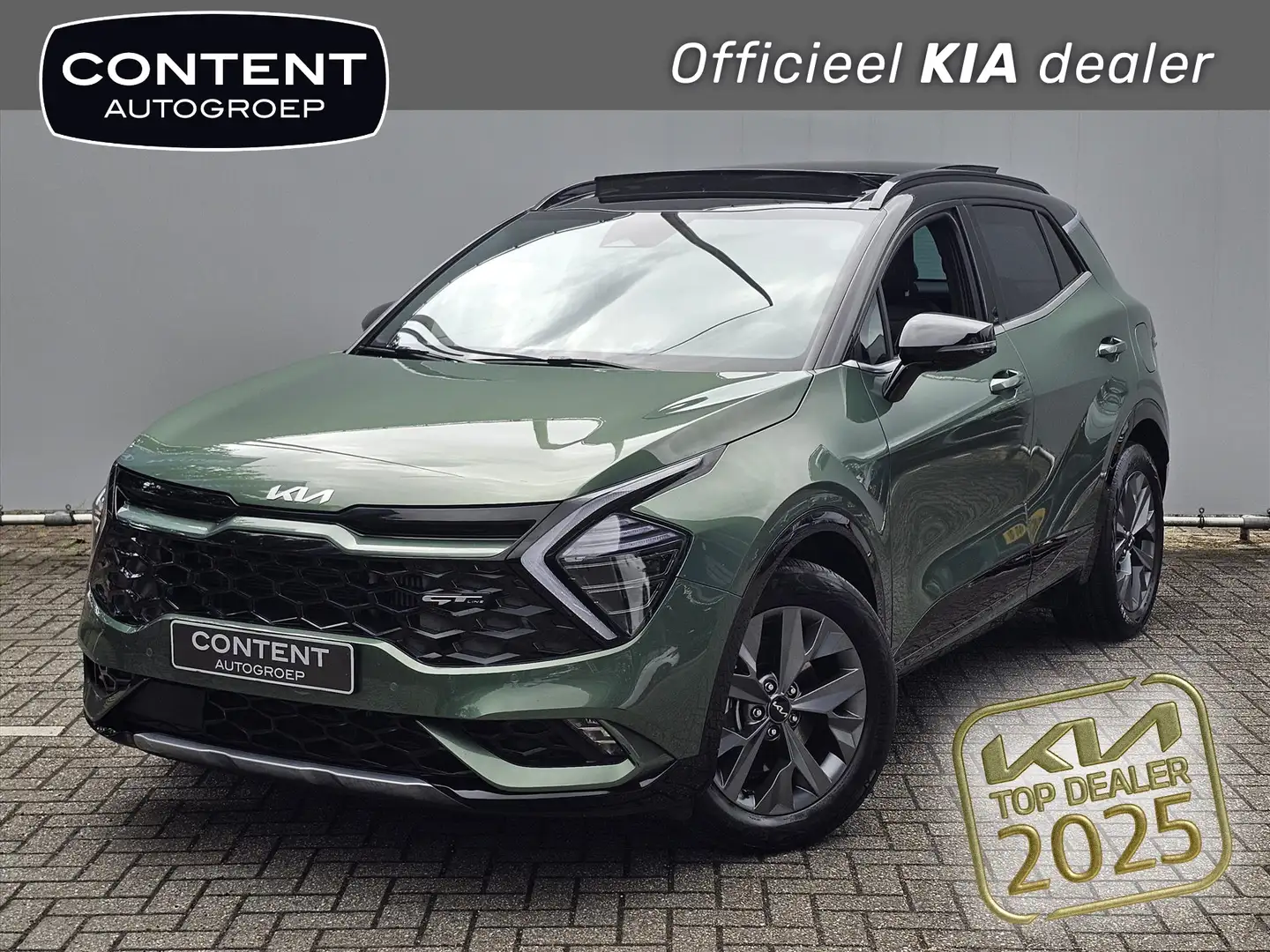Kia Sportage 1.6 T-GDi 230pk Hybrid GT-Line |Panoramadak Verde - 1