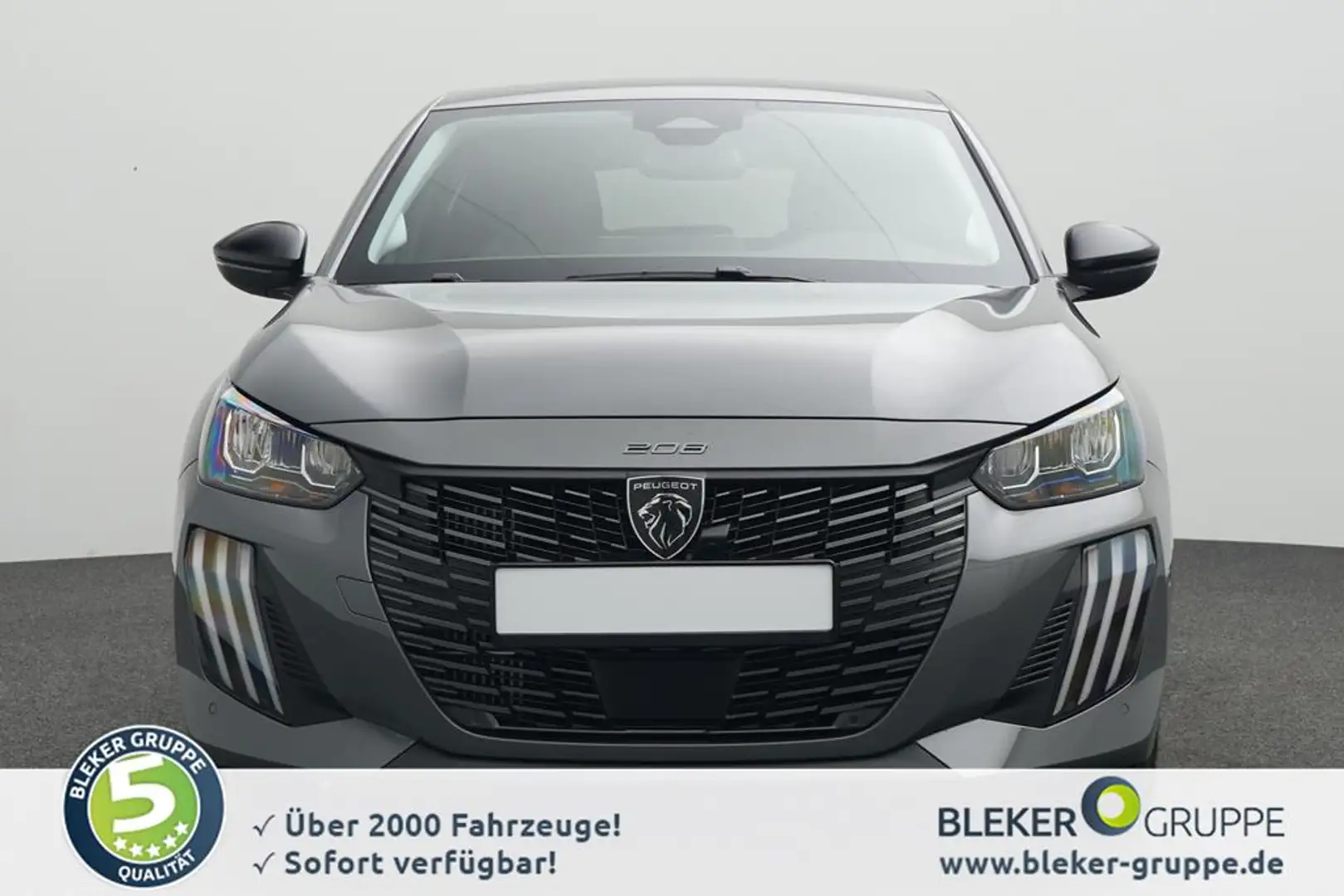 Peugeot 208 ALLURE HYBRID 110 e-DSC6 Gris - 1