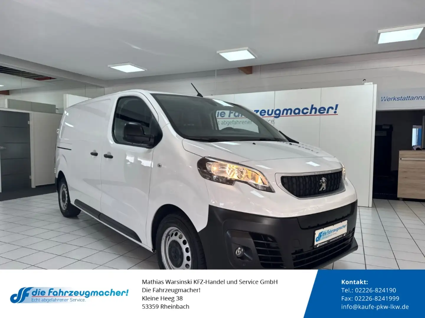 Peugeot Expert Kasten Premium Elektro 50kWh L2 CarPlay Android Au Blanc - 1