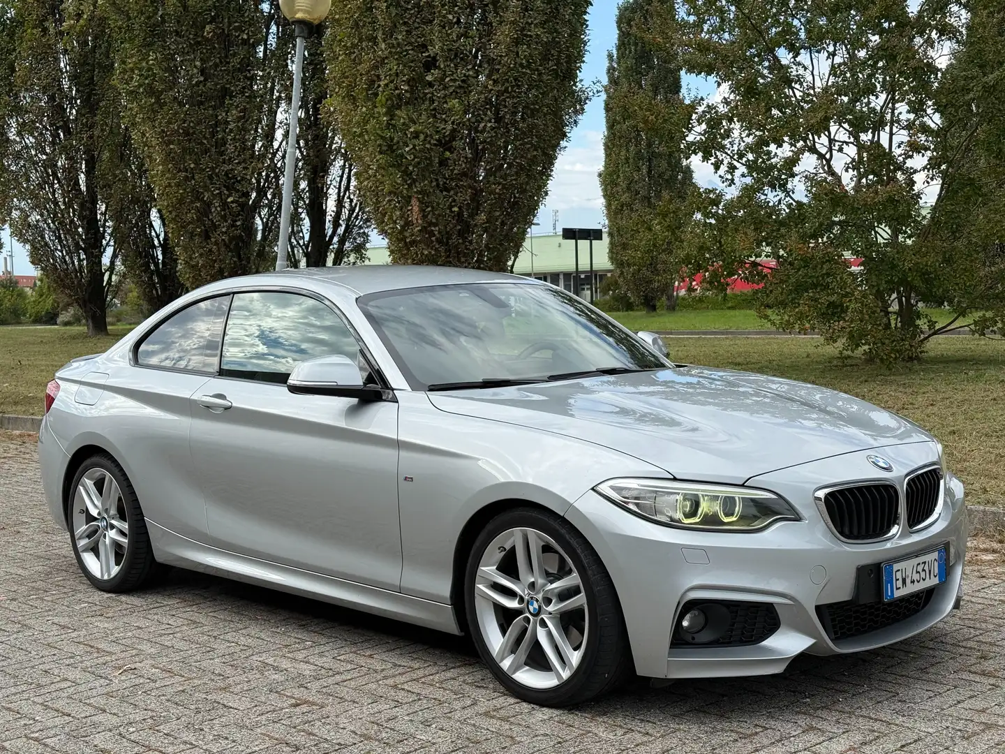 BMW 220 Serie 2 F22 Coupe 220d Coupe Msport 184cv auto Argento - 2