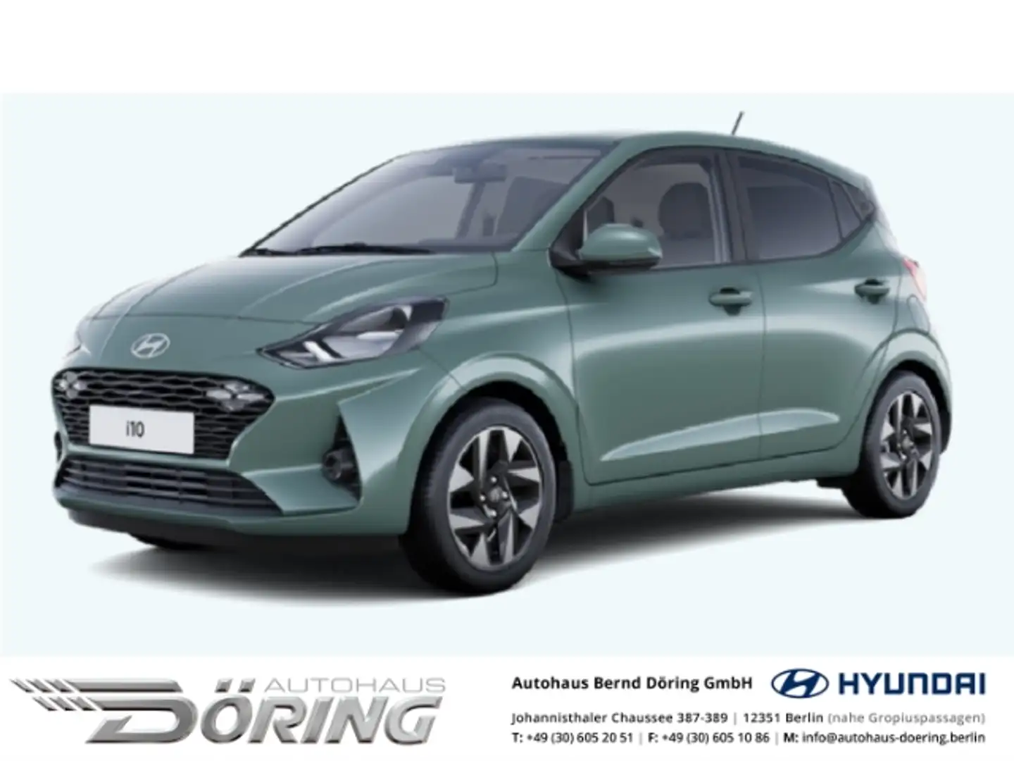 Hyundai i10 Trend 1.0 Komfortpaket MY25 63PS NAVI Klima Verde - 1