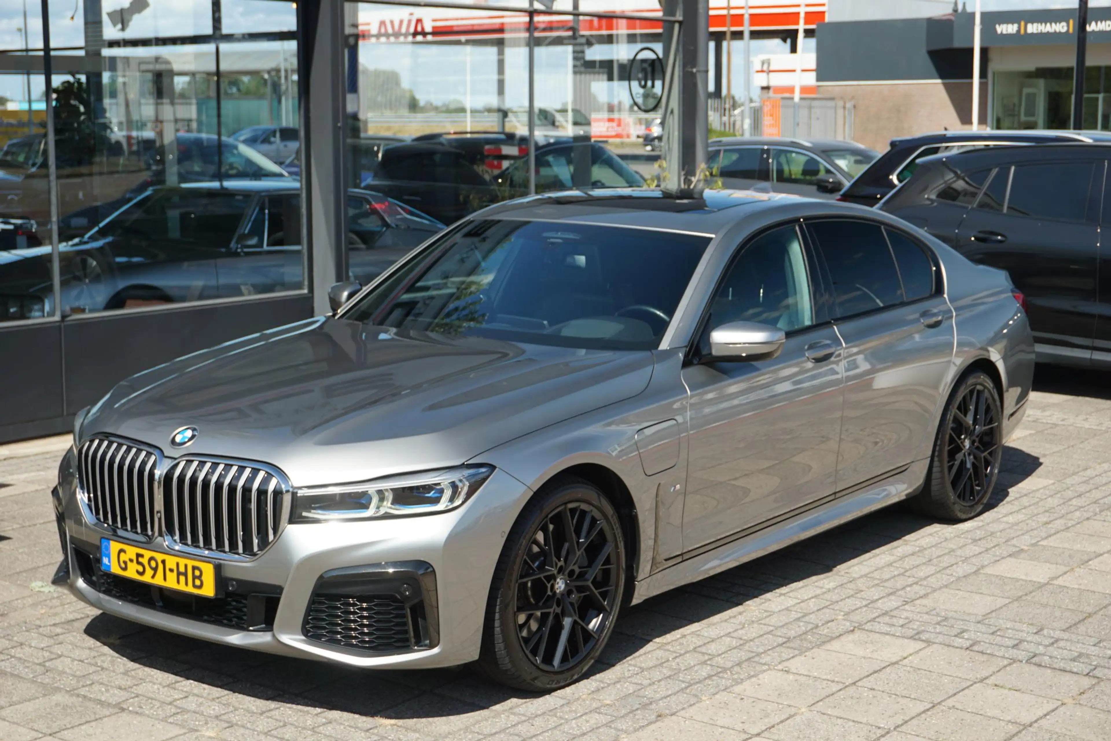 BMW 745 7-serie 745e High Executive | B&W | massage | tv | — photo 32
