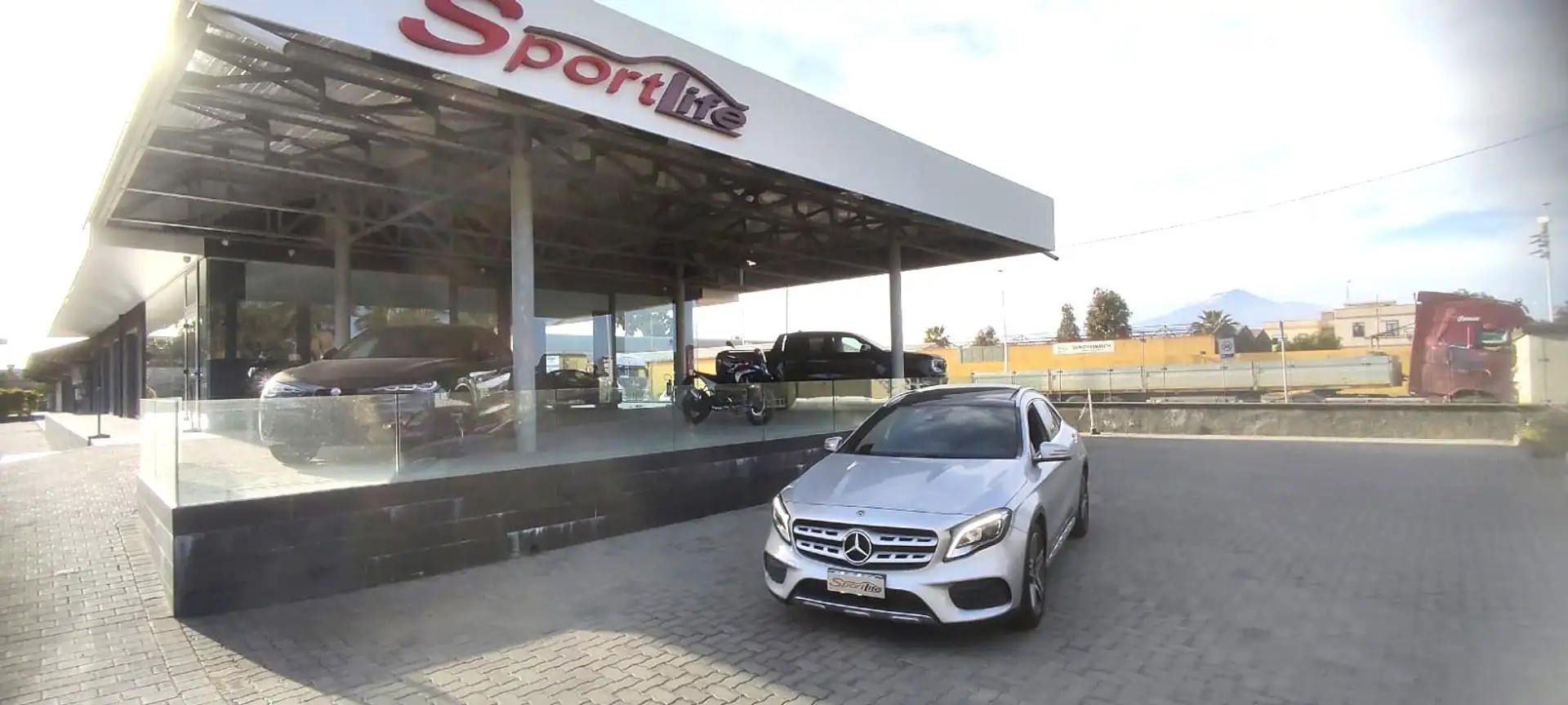 Mercedes-Benz GLA 220 GLA 220 d PREMIUM AUTO TETTO NAVI Argento - 1